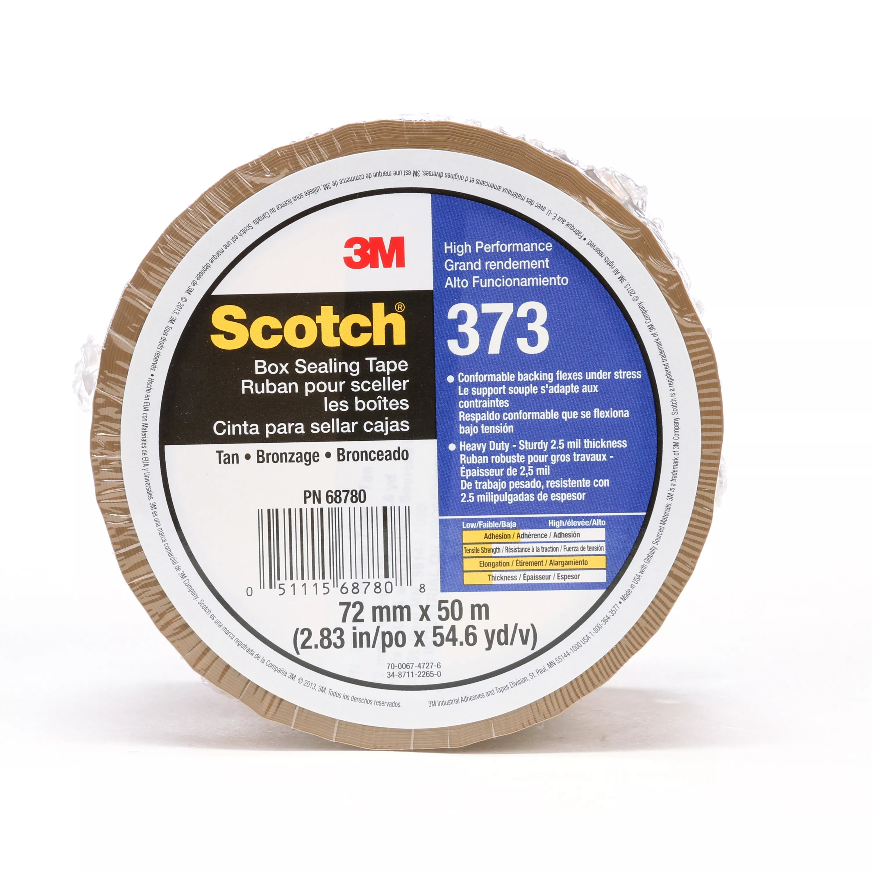 UPC 00051115687808 | Scotch® Box Sealing Tape 373