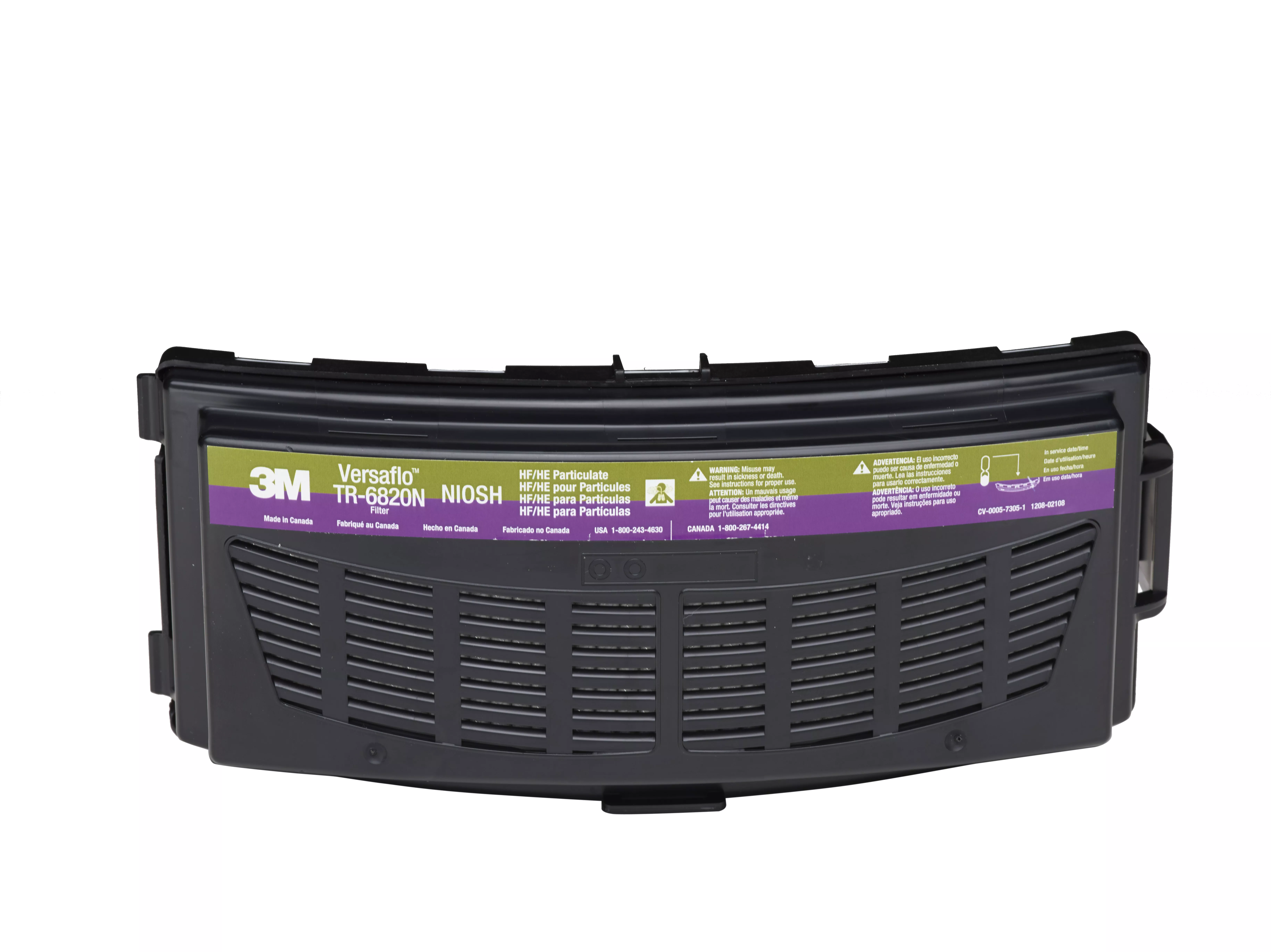 3M™ Versaflo™ HEPA & Nuisance OV Filter TR-6820N/37360(AAD), for TR-600
PAPR, 5 EA/Case