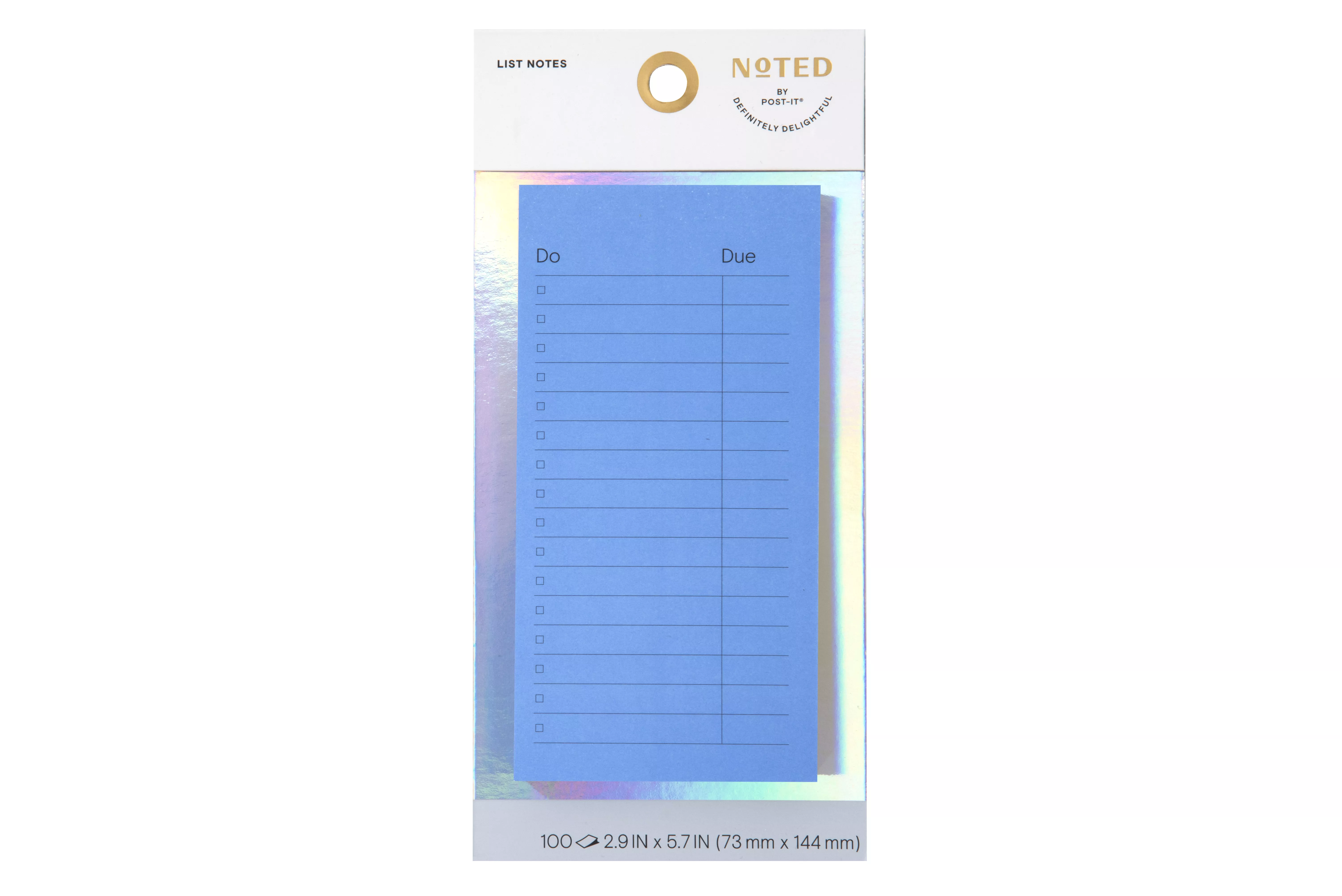 Post-it® List Notes NTD7-36-1, 2.9 in x 5.7 in (73 mm x 144 mm)