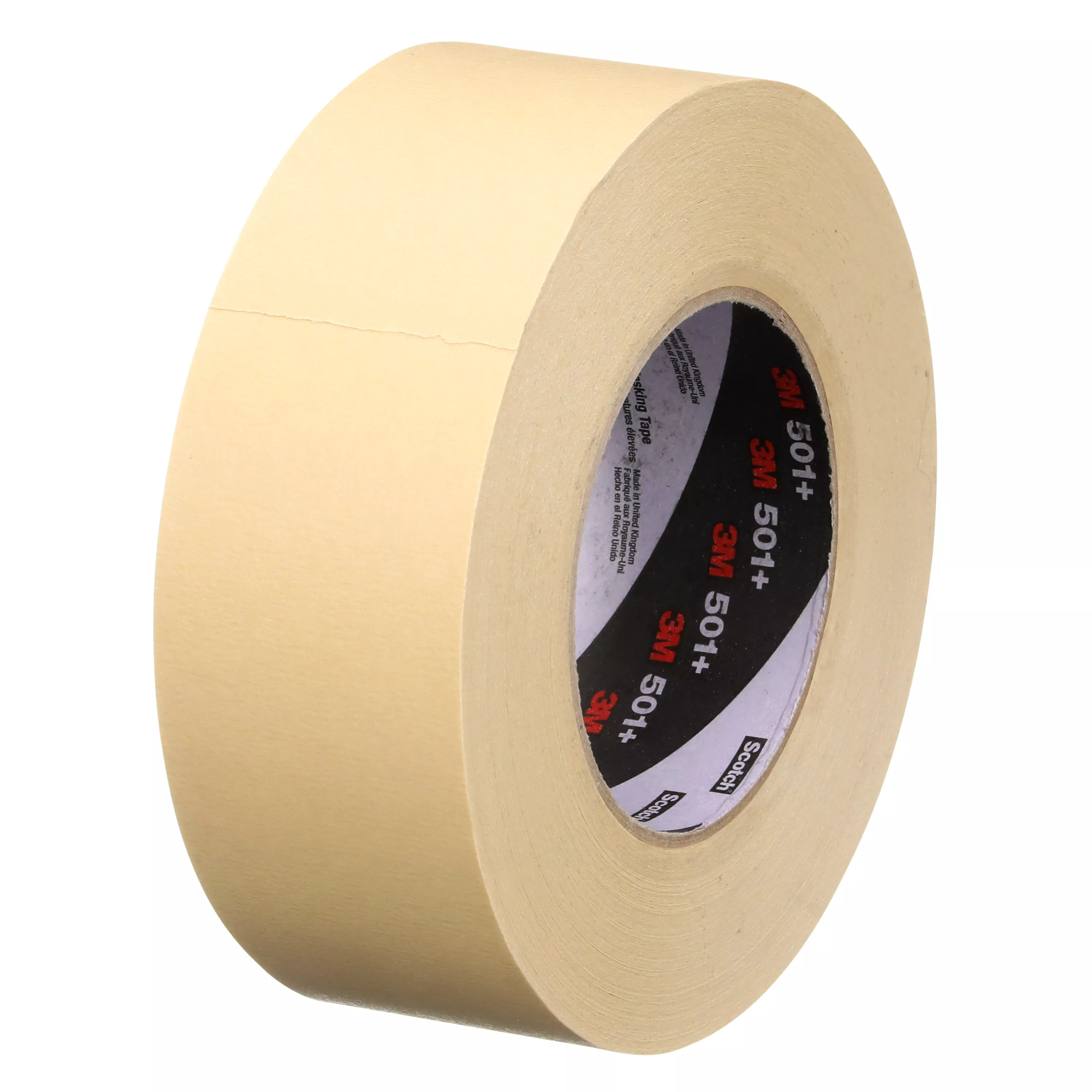 3M™ Specialty High Temperature Masking Tape 501+, Tan, 48 mm x 55 m, 7.3
mil, 24 Rolls/Case