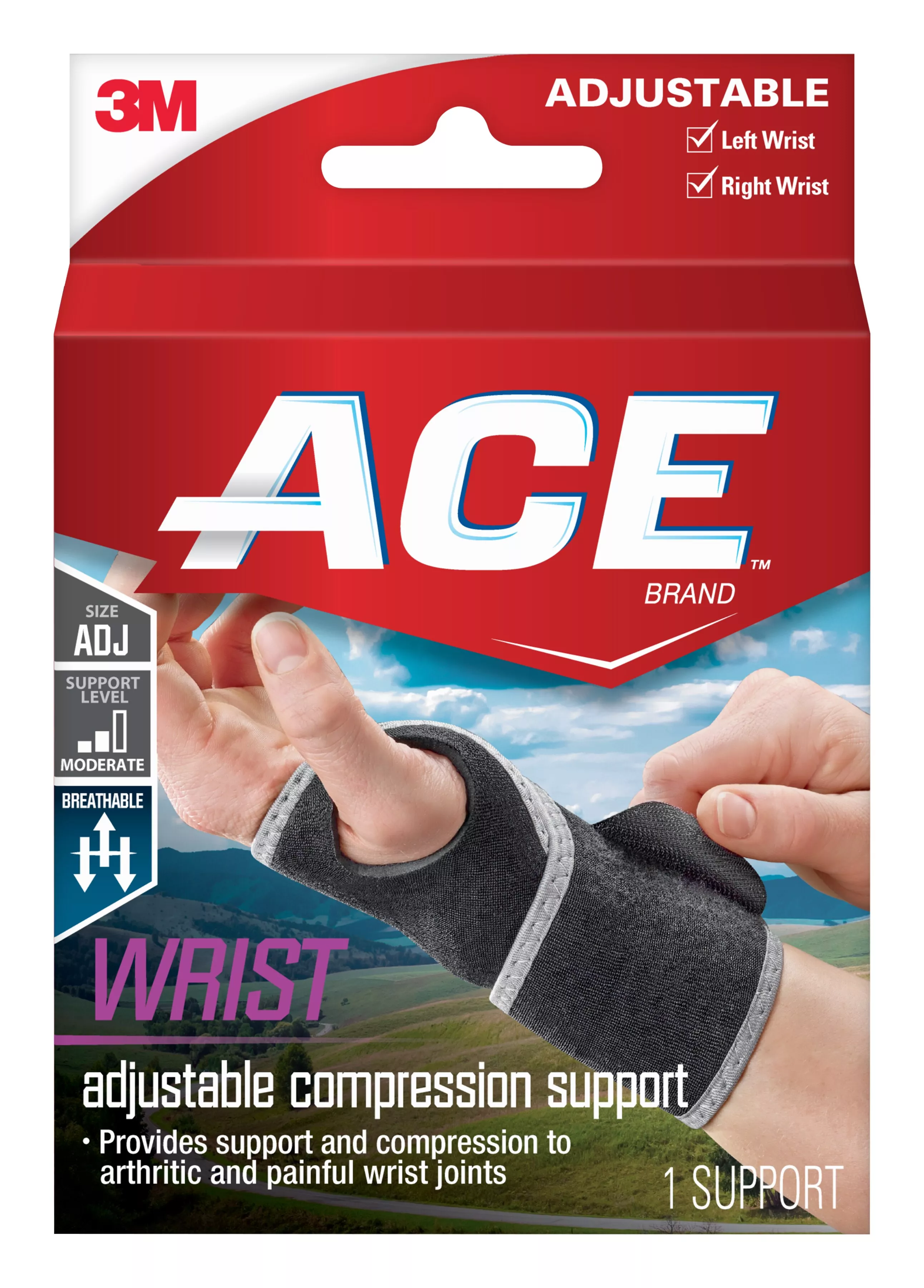 ACE™ Neoprene Wrist Support 203966, Adjustable