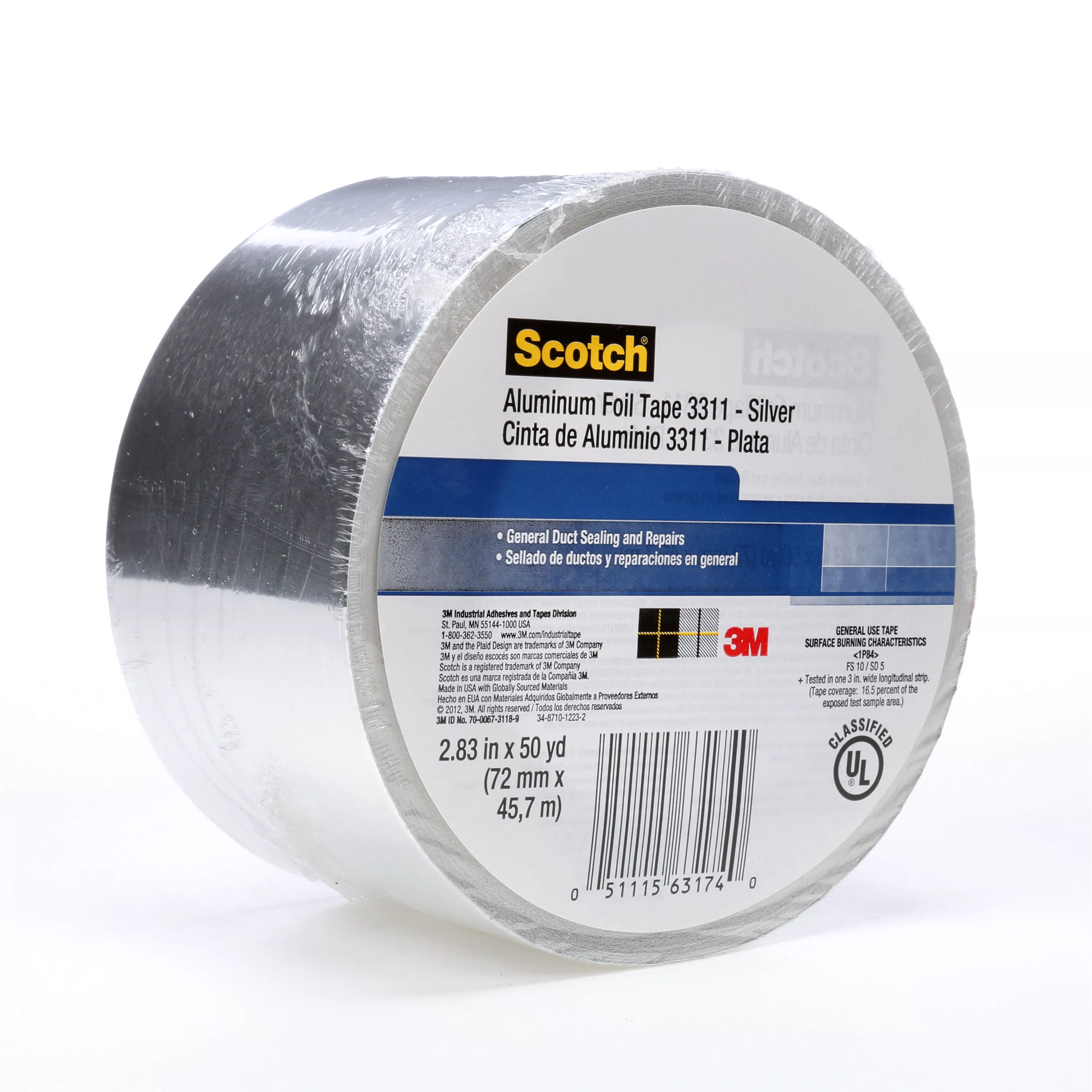 Product Number 3311 | Scotch® Foil Tape 3311