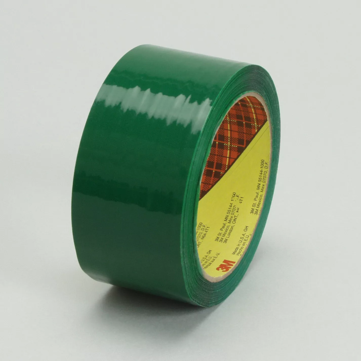 Scotch® Box Sealing Tape 373, Green, 48 mm x 914 m, 6/Case