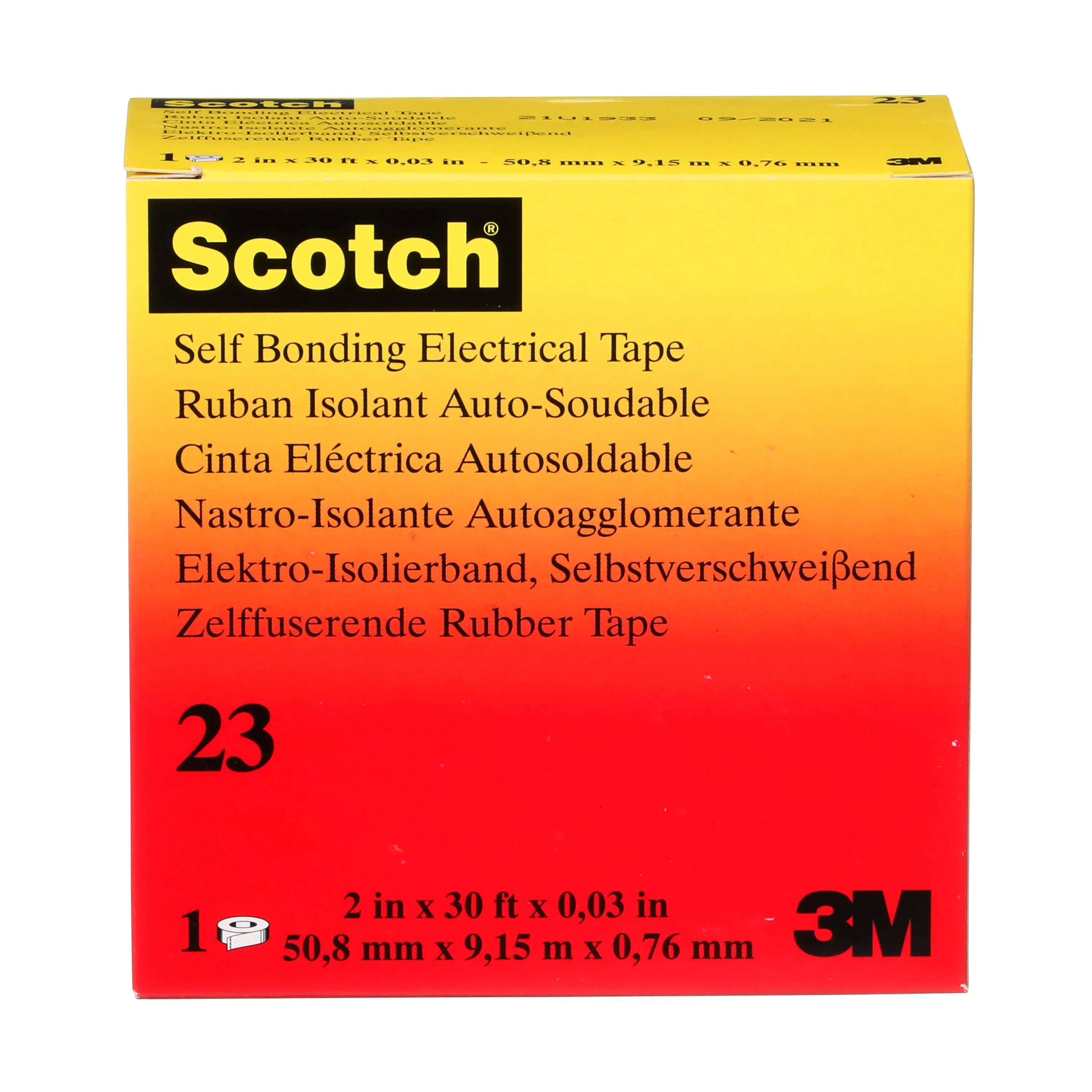 Product Number 23-2X30FT | Scotch® Rubber Splicing Tape 23
