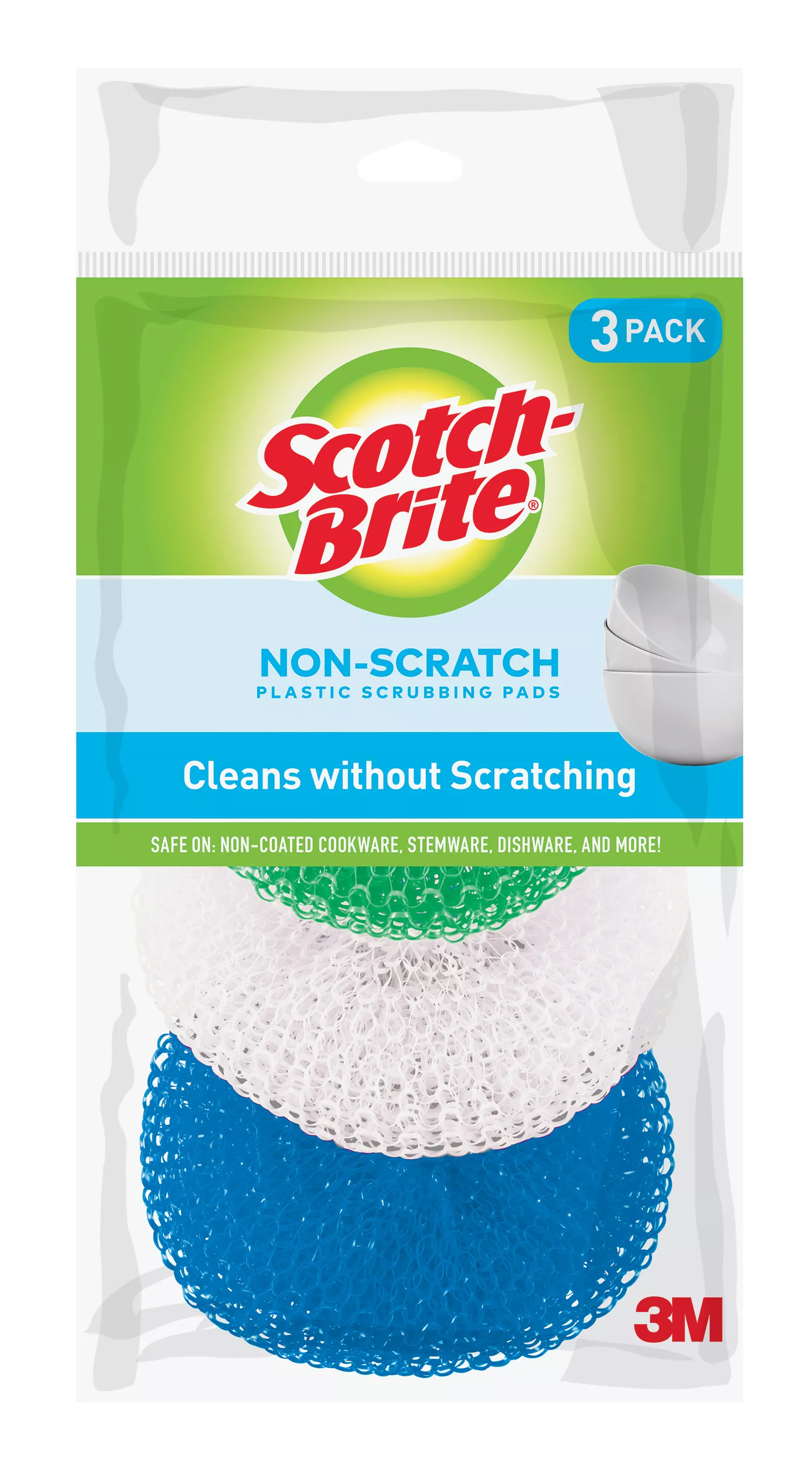 Scotch-Brite® All Surface Scrubbing Pad, 215-FW, 12/3