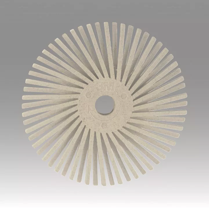 Scotch-Brite™ Radial Bristle Disc, RB-ZB, 120, 1 in x 1/8 in, Thin Bristle, 2000 ea/Case