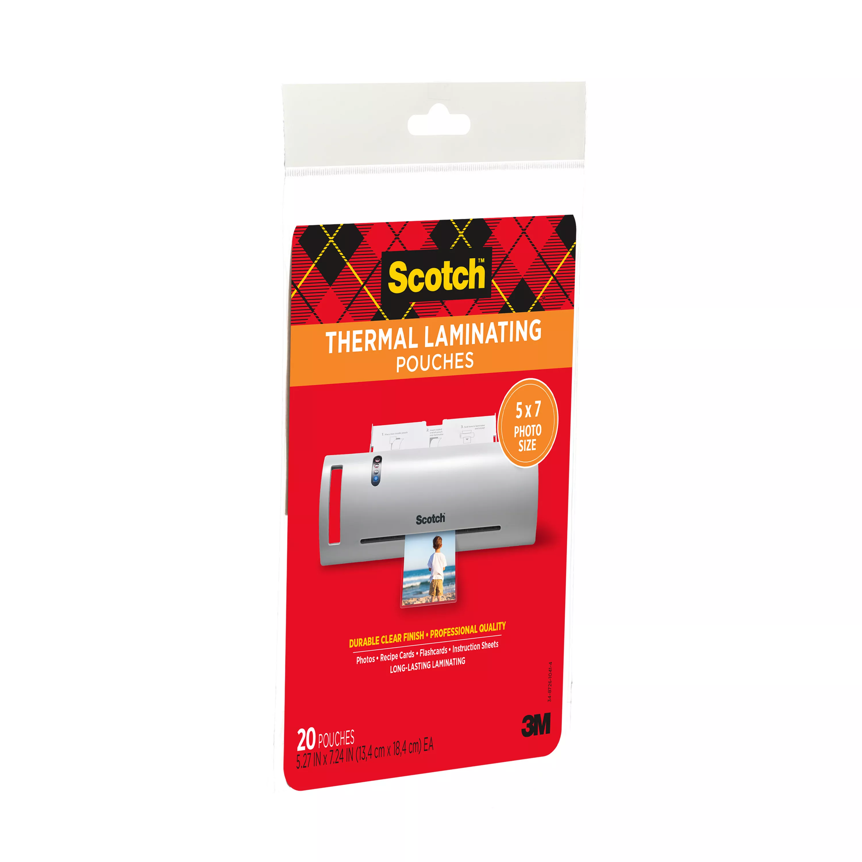 Product Number TP5903-20 | Scotch™ Thermal Pouches TP5903-20 for items up to 5.27 in x 7.24 in