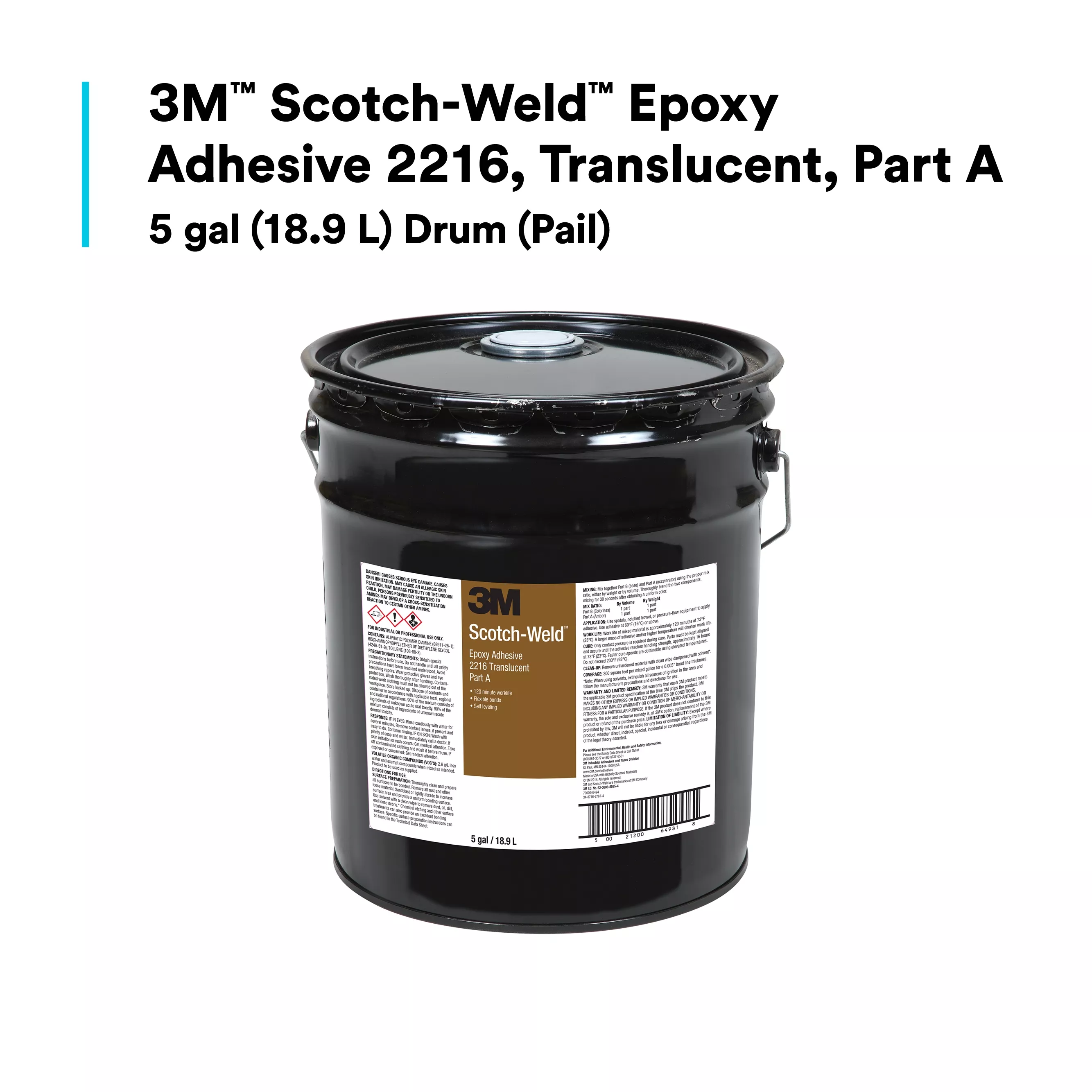 SKU 7000046494 | 3M™ Scotch-Weld™ Epoxy Adhesive 2216