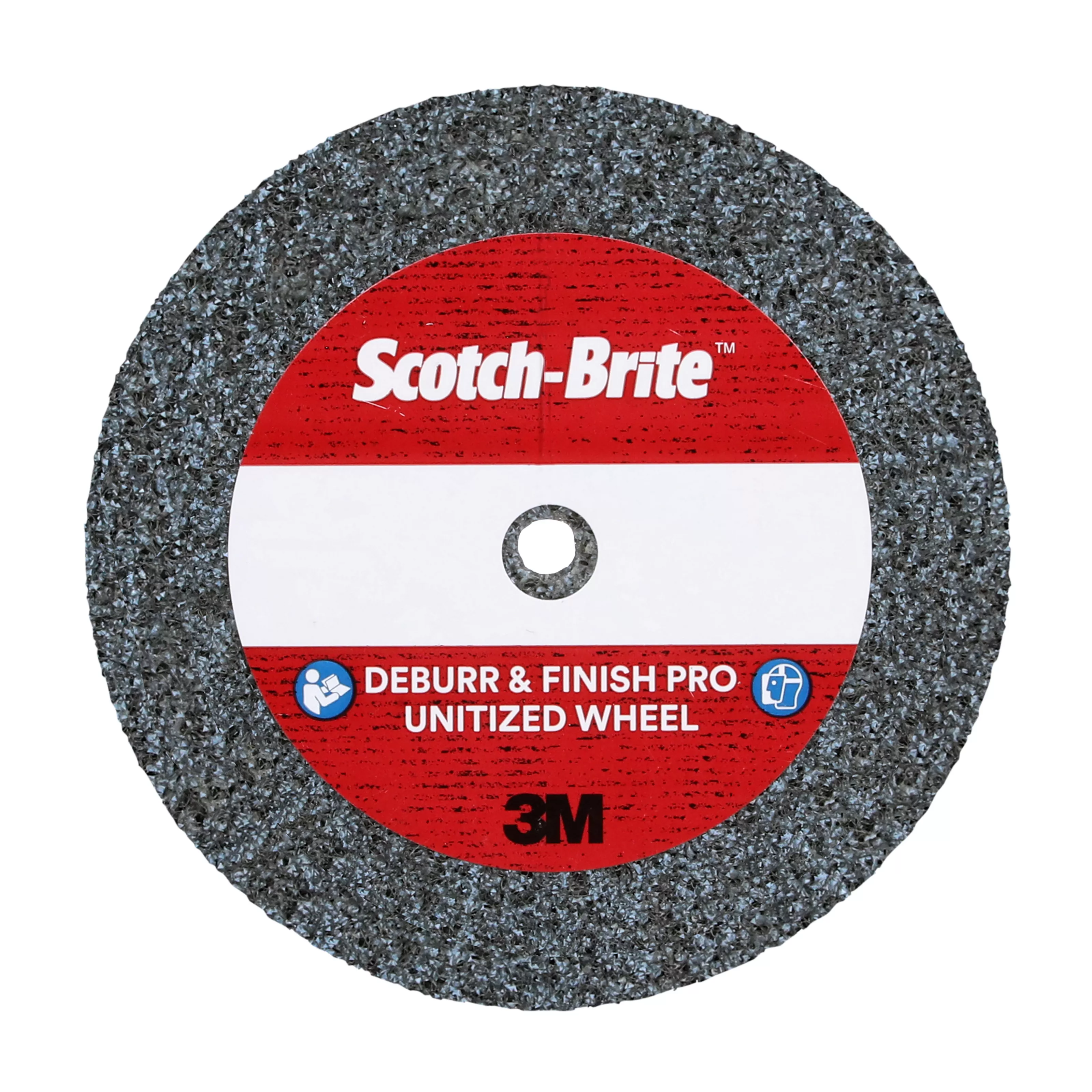 Scotch-Brite™ Deburr & Finish Pro Unitized Wheel, DP-UW, 8C Coarse+, 2
in x 3/4 in x 1/4 in, 20 ea/Case
