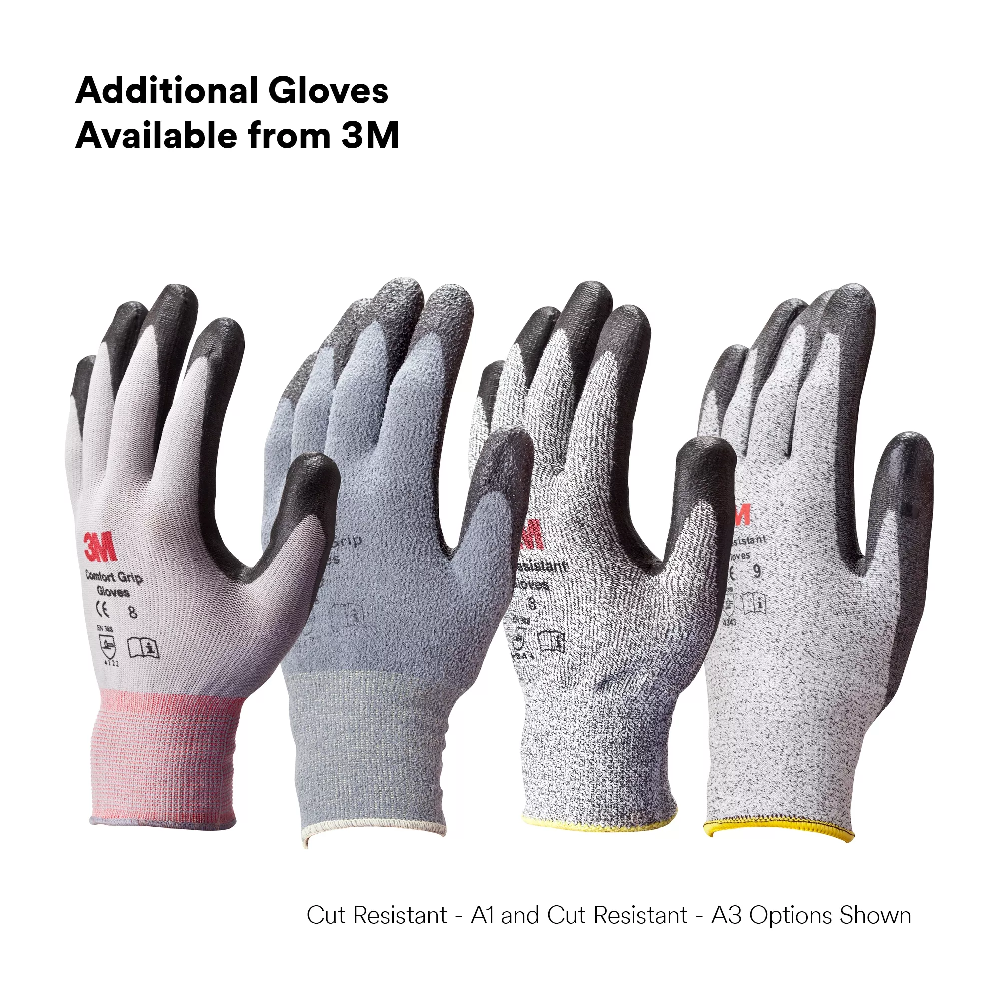 SKU 7100097231 | 3M™ Comfort Grip Glove CGXL-CRE