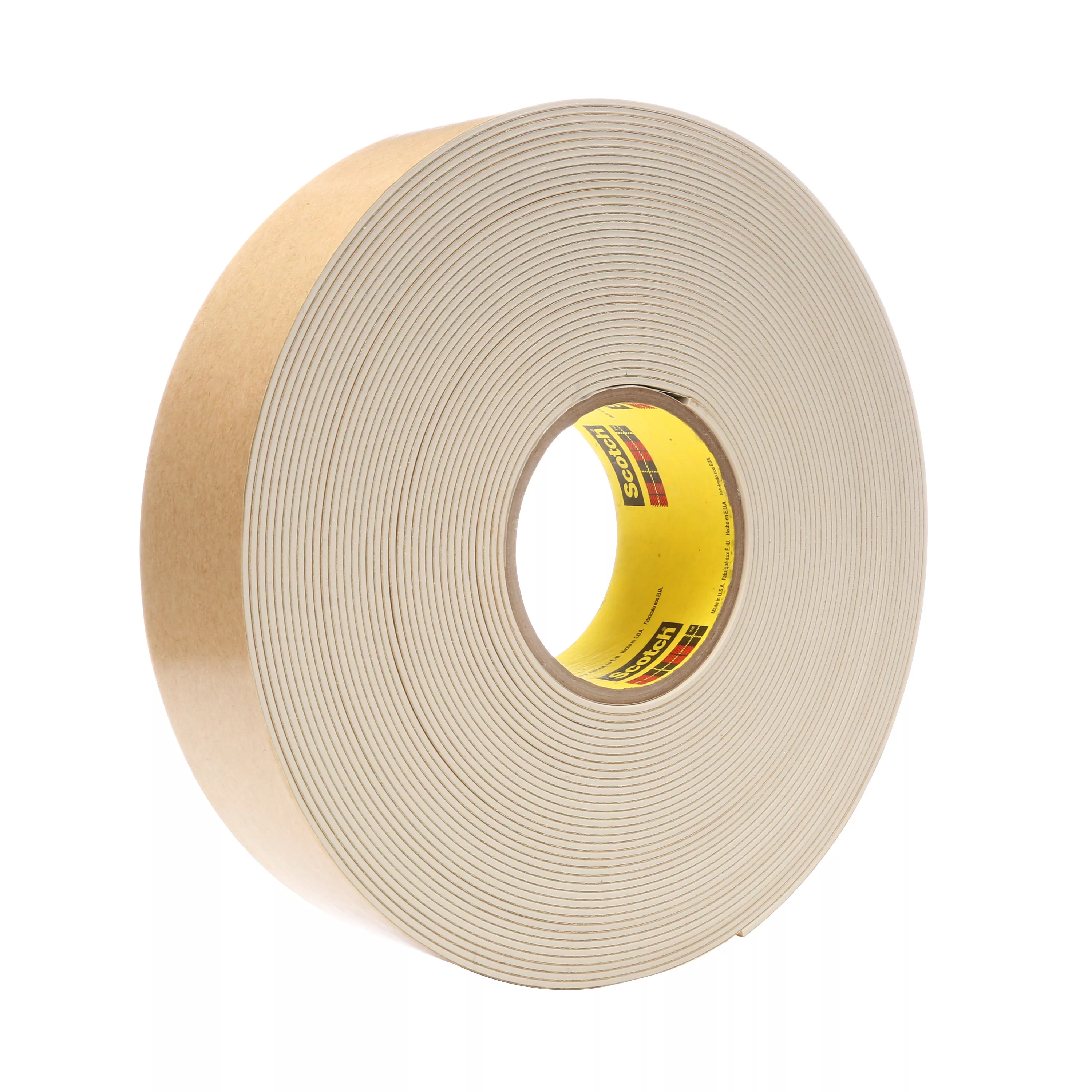 3M™ Impact Stripping Tape 528, Tan, 2 in x 20 yd, 82 mil, 6 Roll/Case
