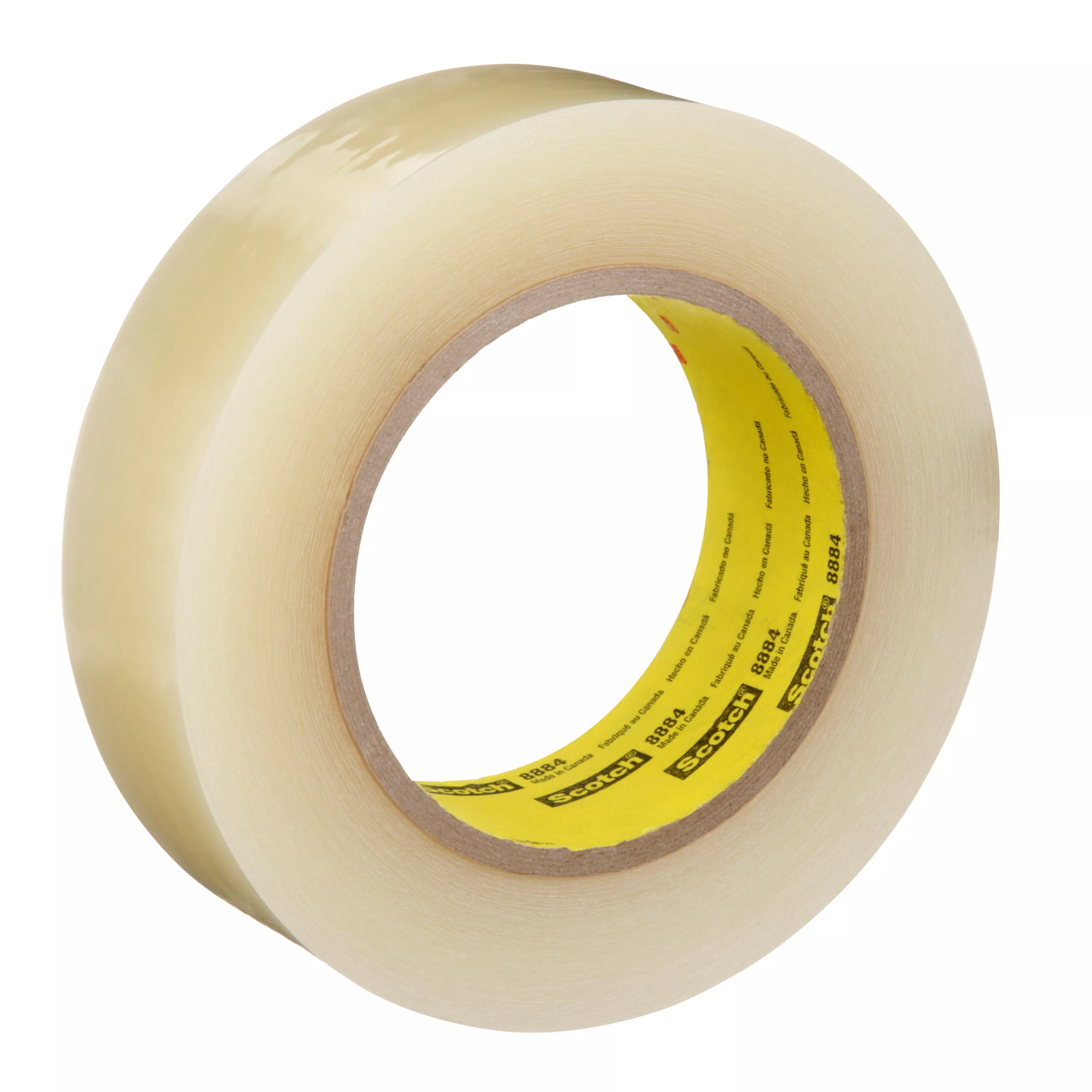 Scotch® Stretchable Tape 8884, Clear, 36 mm x 55 m, 5 mil, 24 Rolls/Case