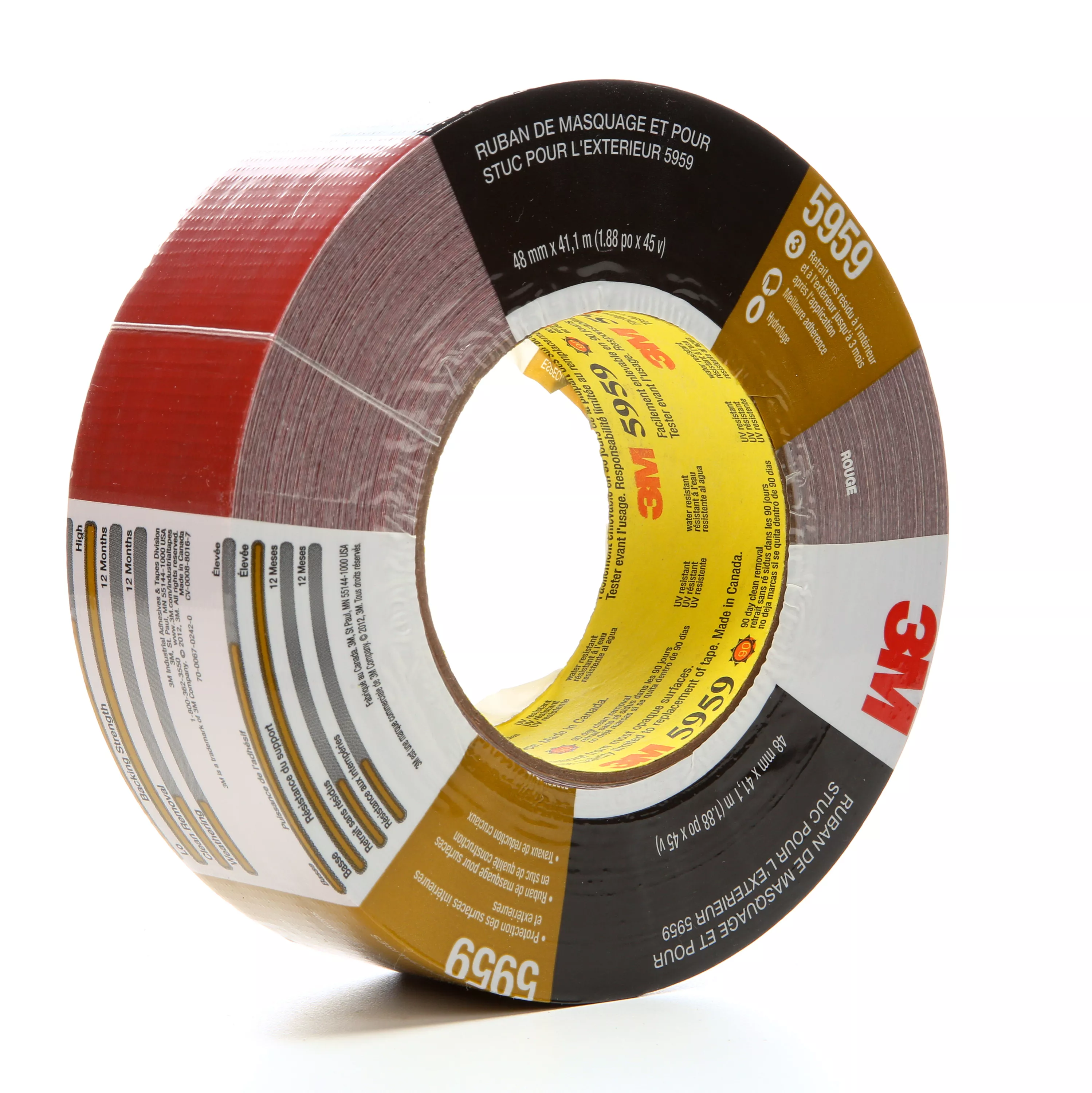 SKU 7000124742 | 3M™ Outdoor Masking and Stucco Tape 5959