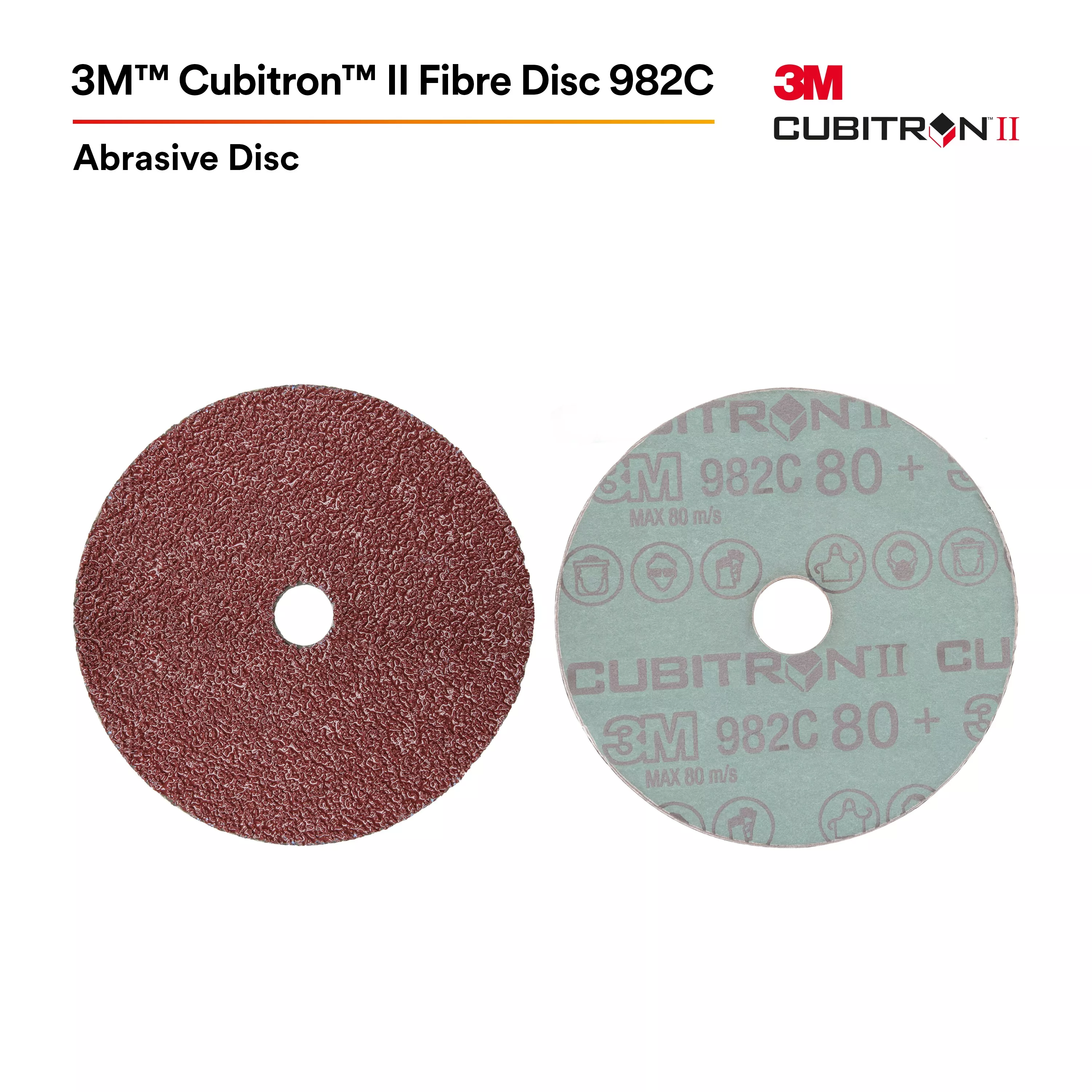 SKU 7000028192 | 3M™ Cubitron™ II Fibre Disc 982C