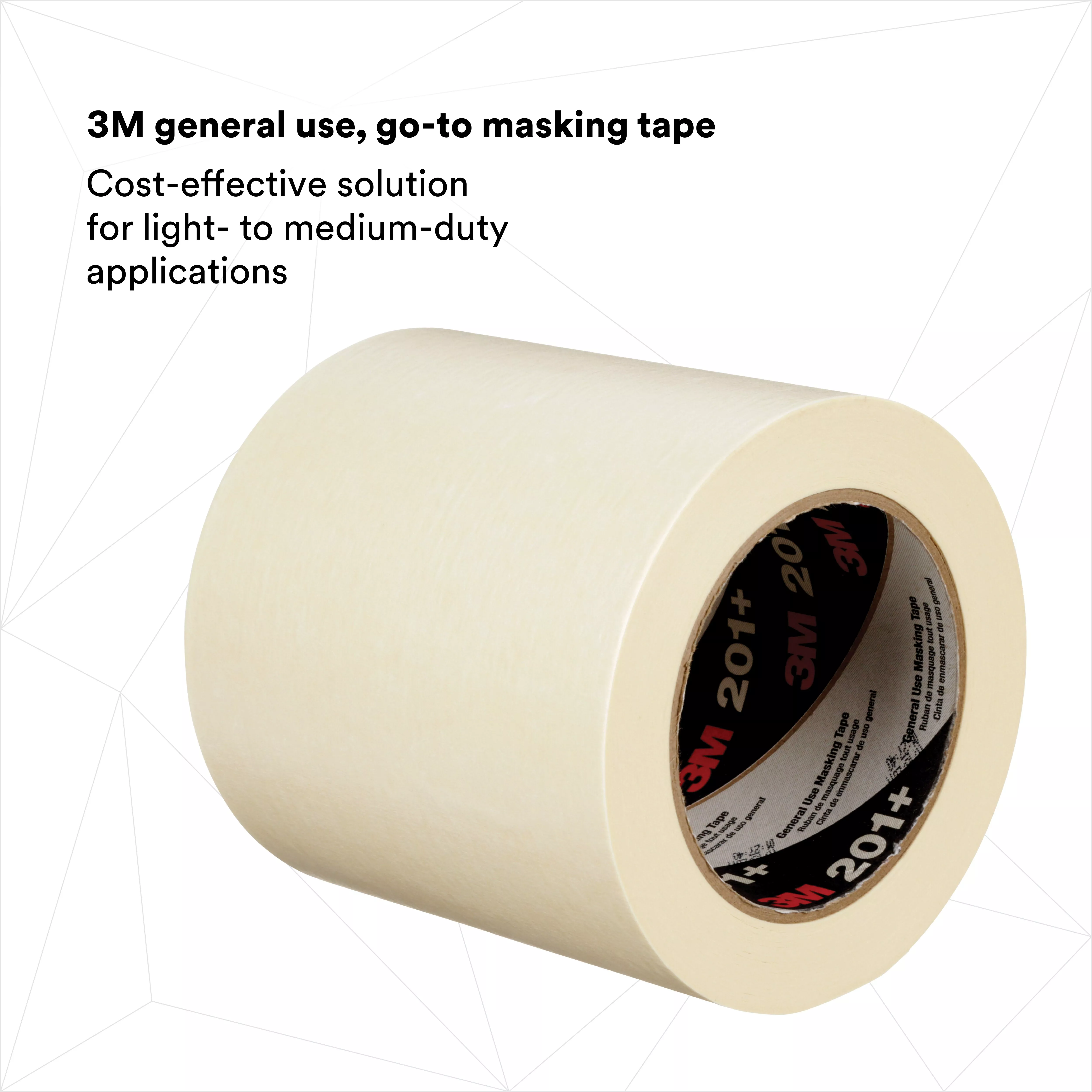 SKU 7100114943 | 3M™ General Use Masking Tape 201+