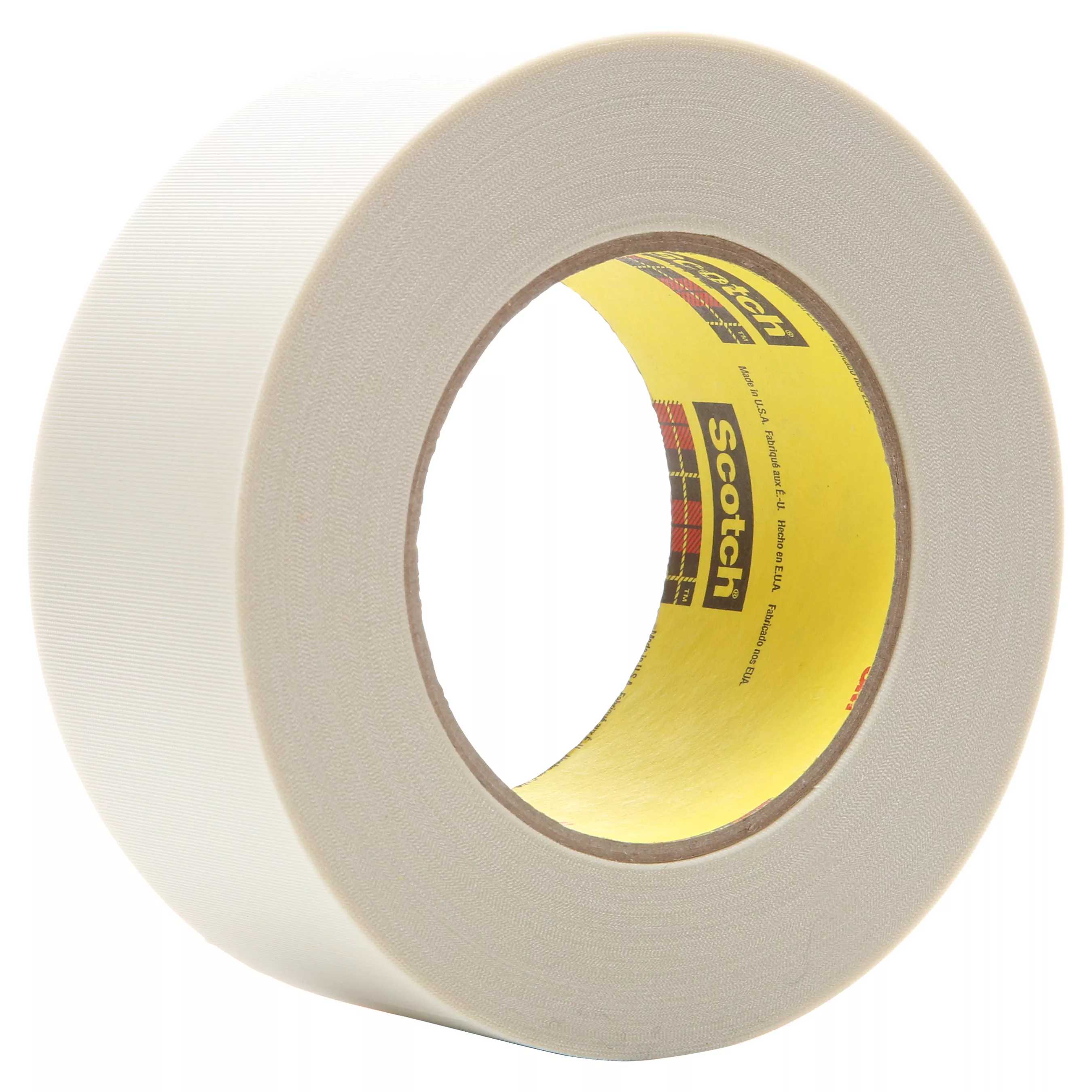 3M™ Glass Cloth Tape 361, White, 6.4 mil, 1/2 in x 60 yd, Roll