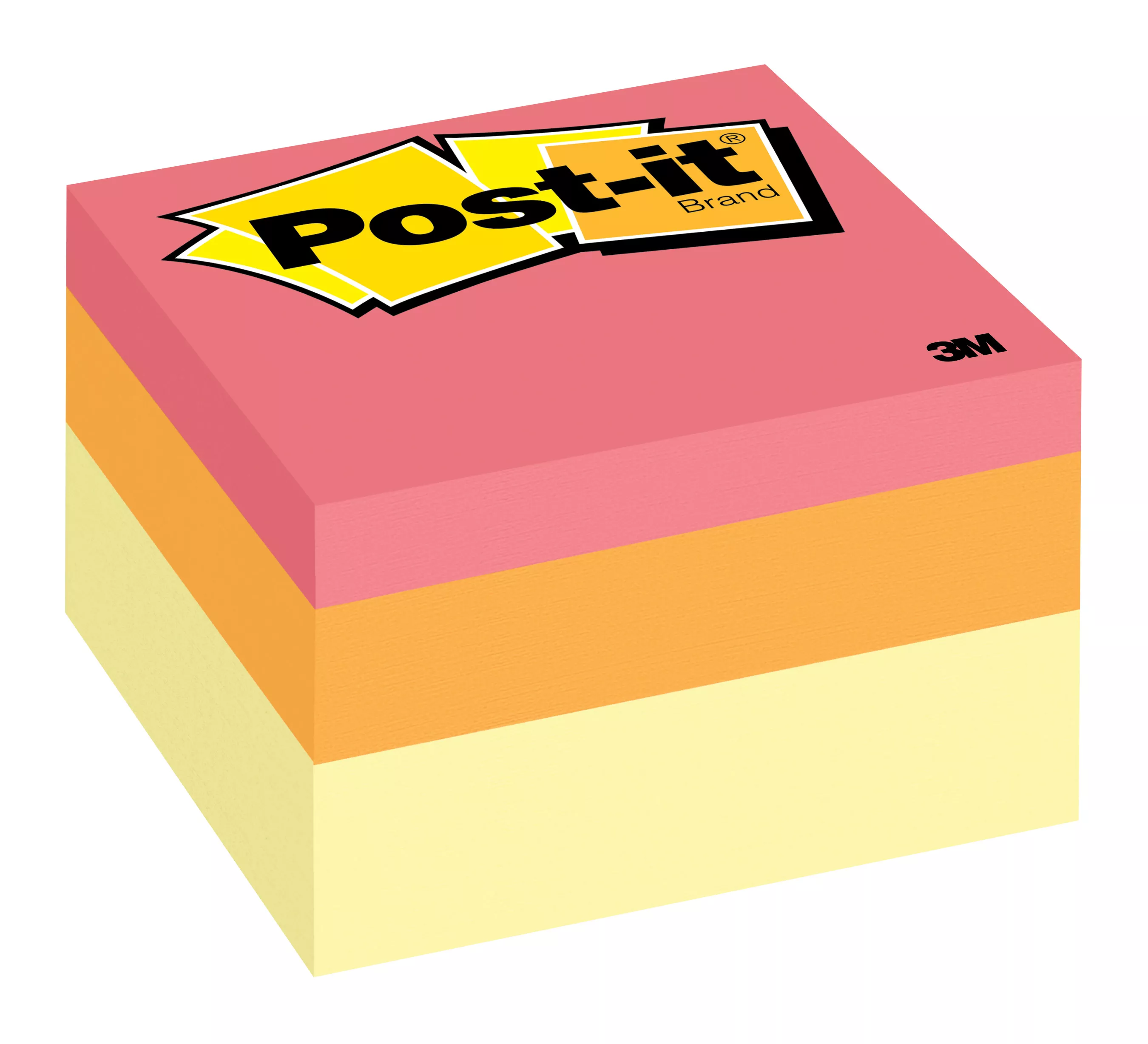 Post-it® Notes Cube 2053-AU 3 in x 3 in, Canary Wave