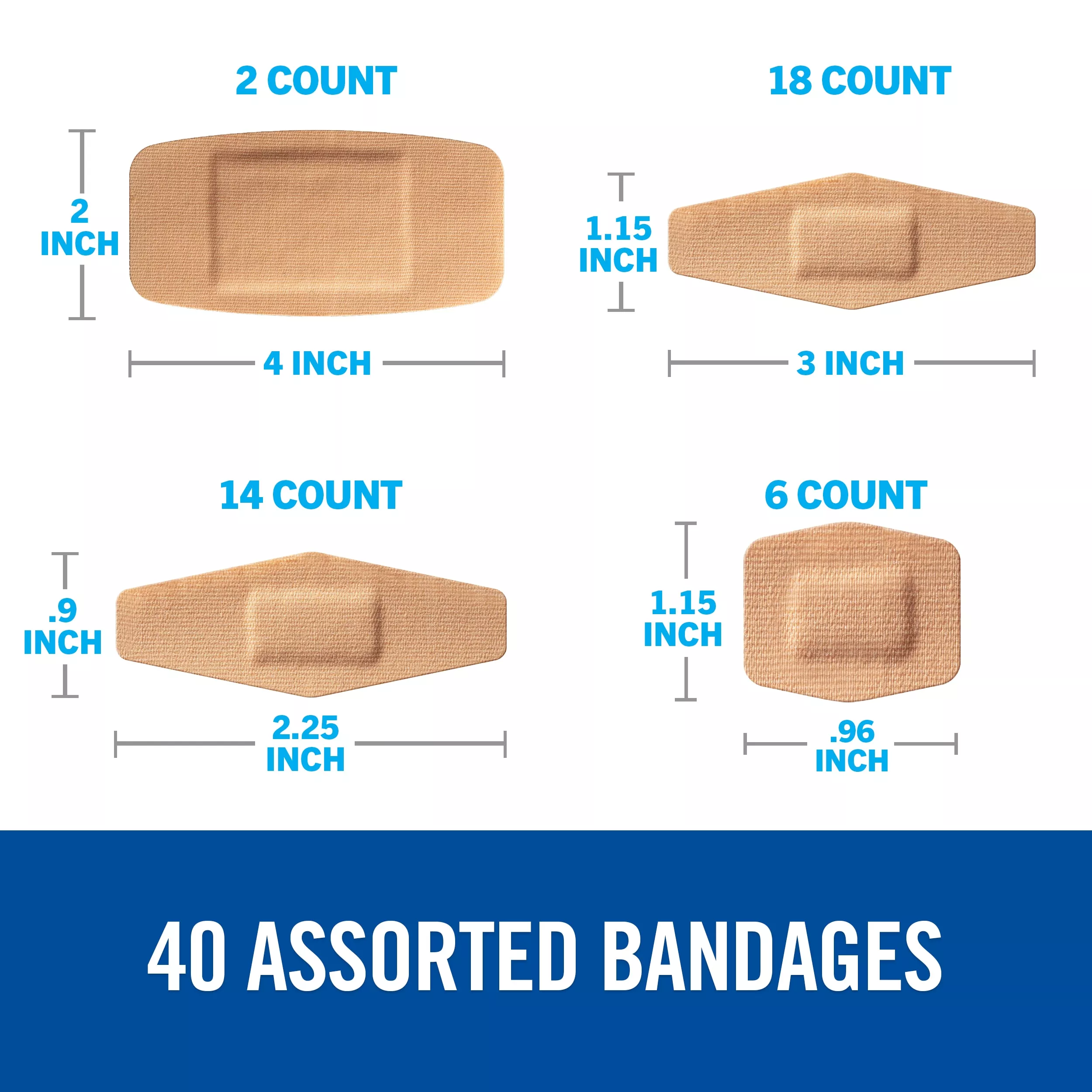 UPC 00051131223042 | Nexcare™ DUO Bandages DSA-40