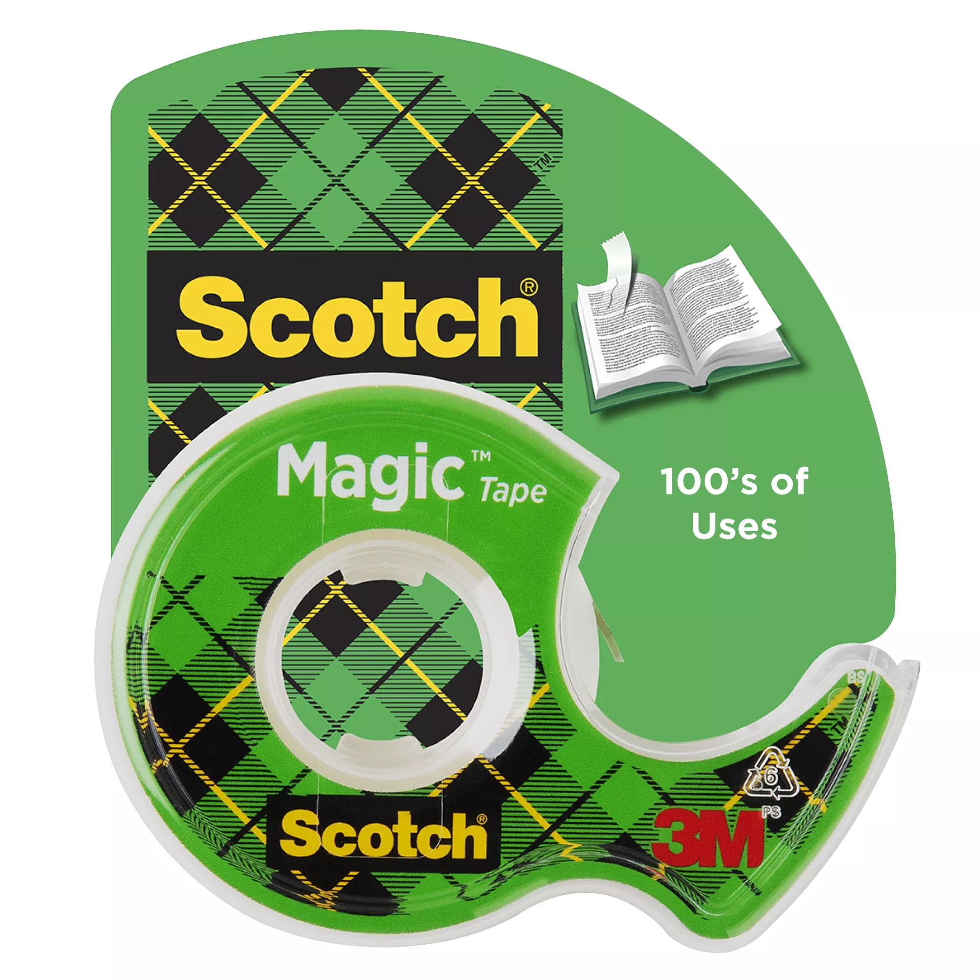 Scotch® Magic™ Tape 117S, 3/4 in x 675 in (19 mm x 17,1 m)