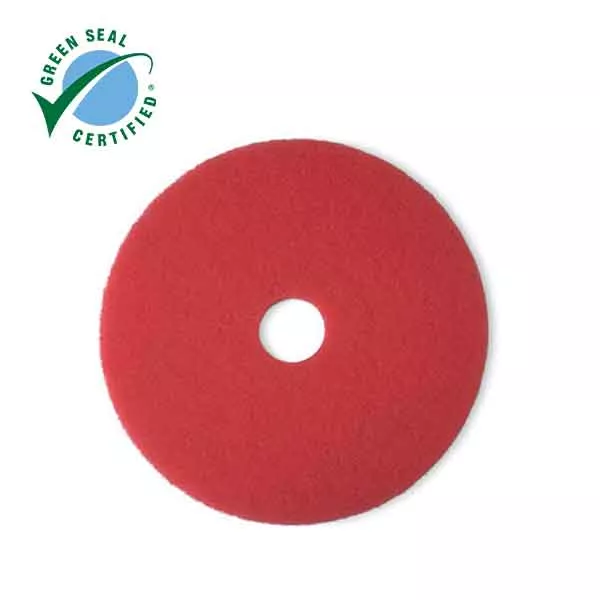 Scotch-Brite™ Red Buffing Pad 5100N, Red, 255 mm, 10 in, 5 ea/Case