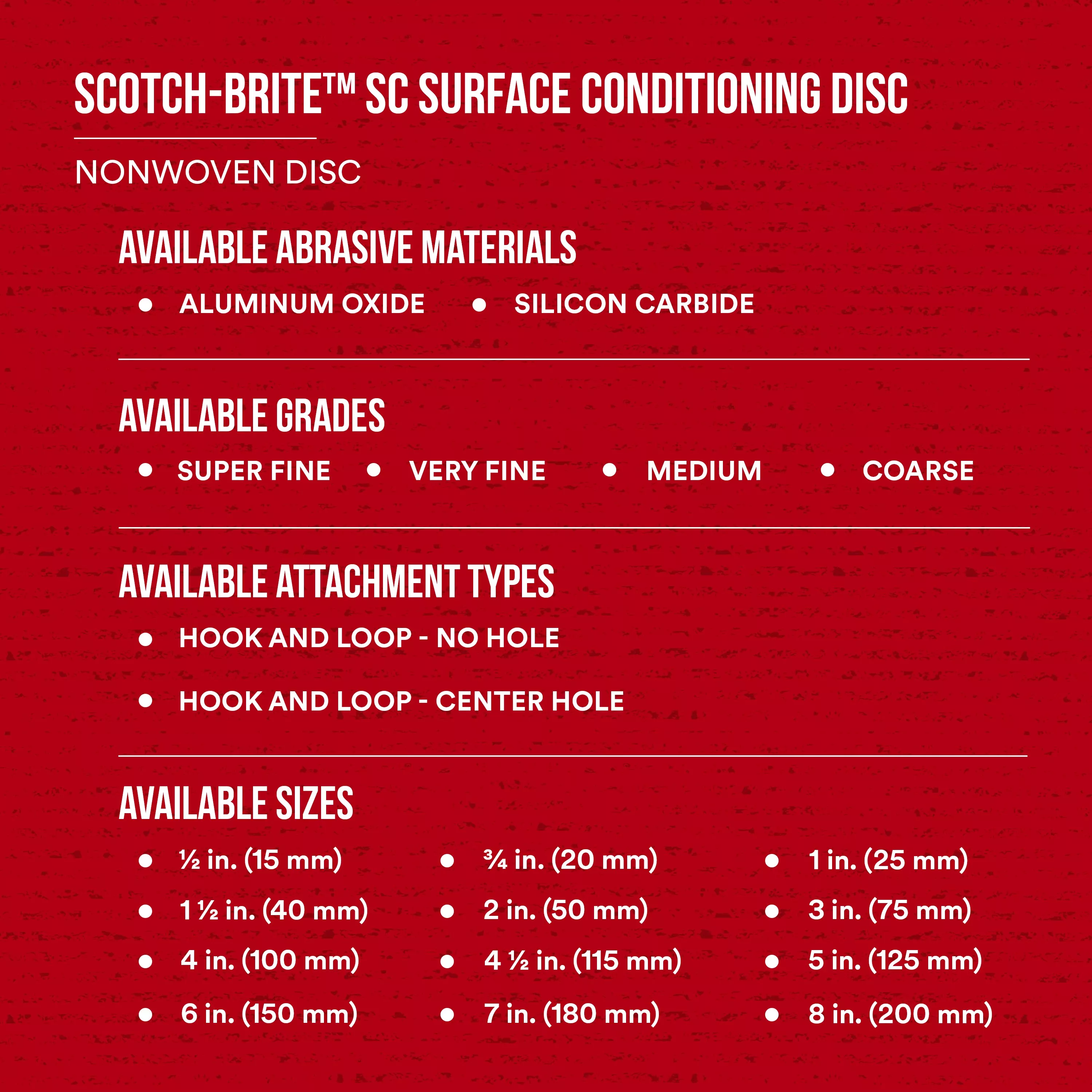 SKU 7100028390 | Scotch-Brite™ Surface Conditioning Disc