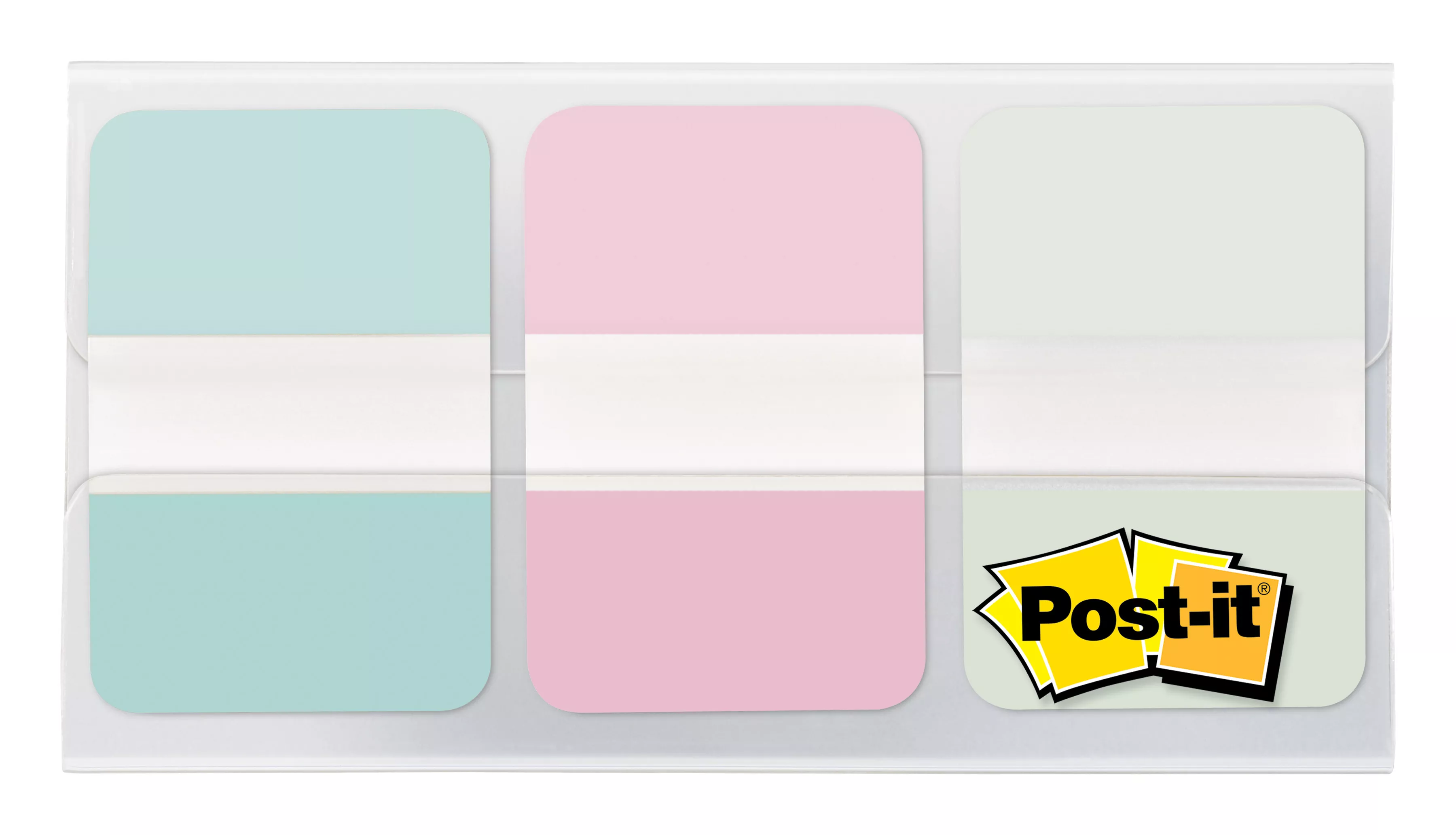Post-it® Durable Tabs, Gradient, 1 in. x 1.5 in. (25.4 mm x 38.1 mm),
36/pack, 24/case