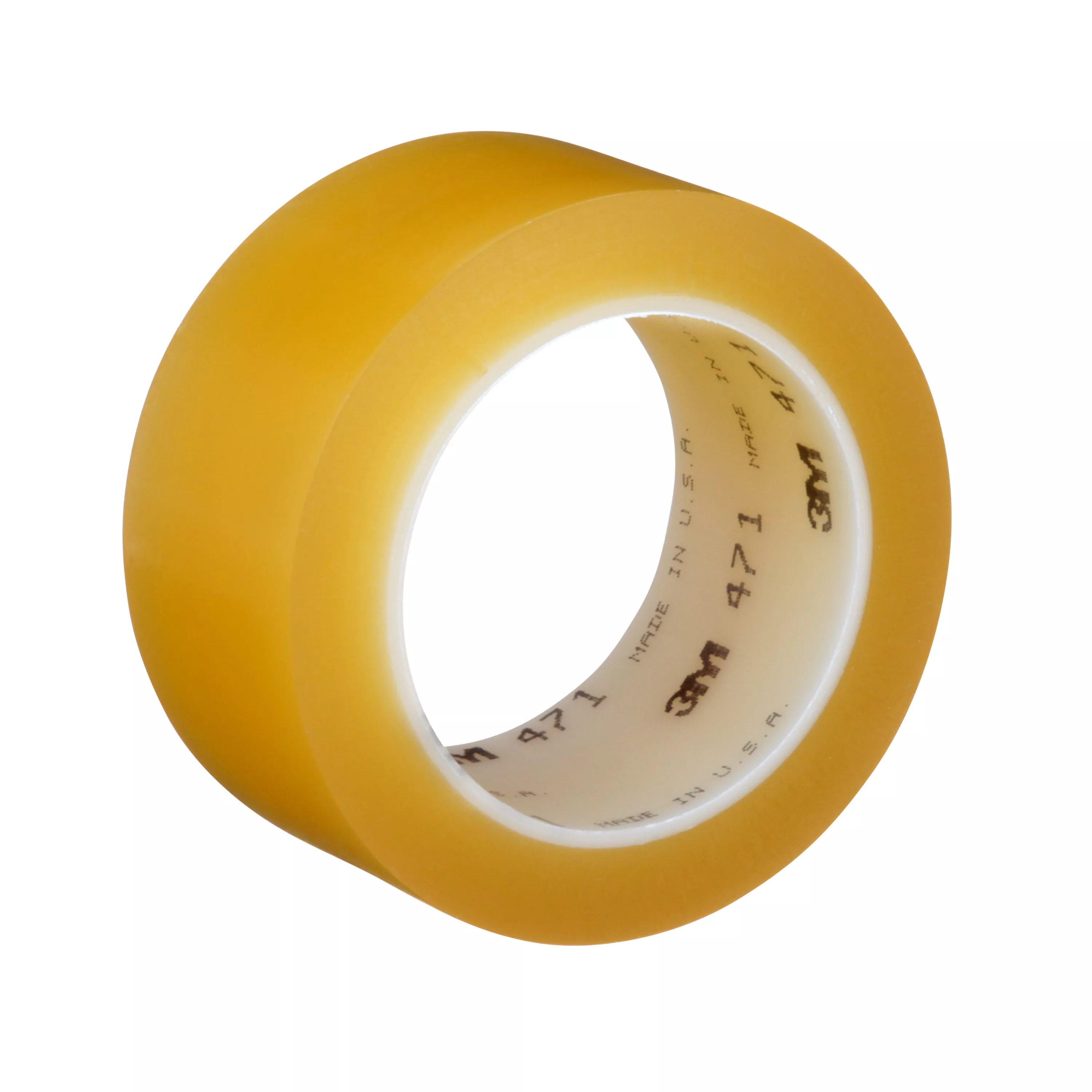 3M™ Vinyl Tape 471, Transparent, 2 in x 36 yd, 5.2 mil, 24 Roll/Case,
Individually Wrapped Conveniently Packaged