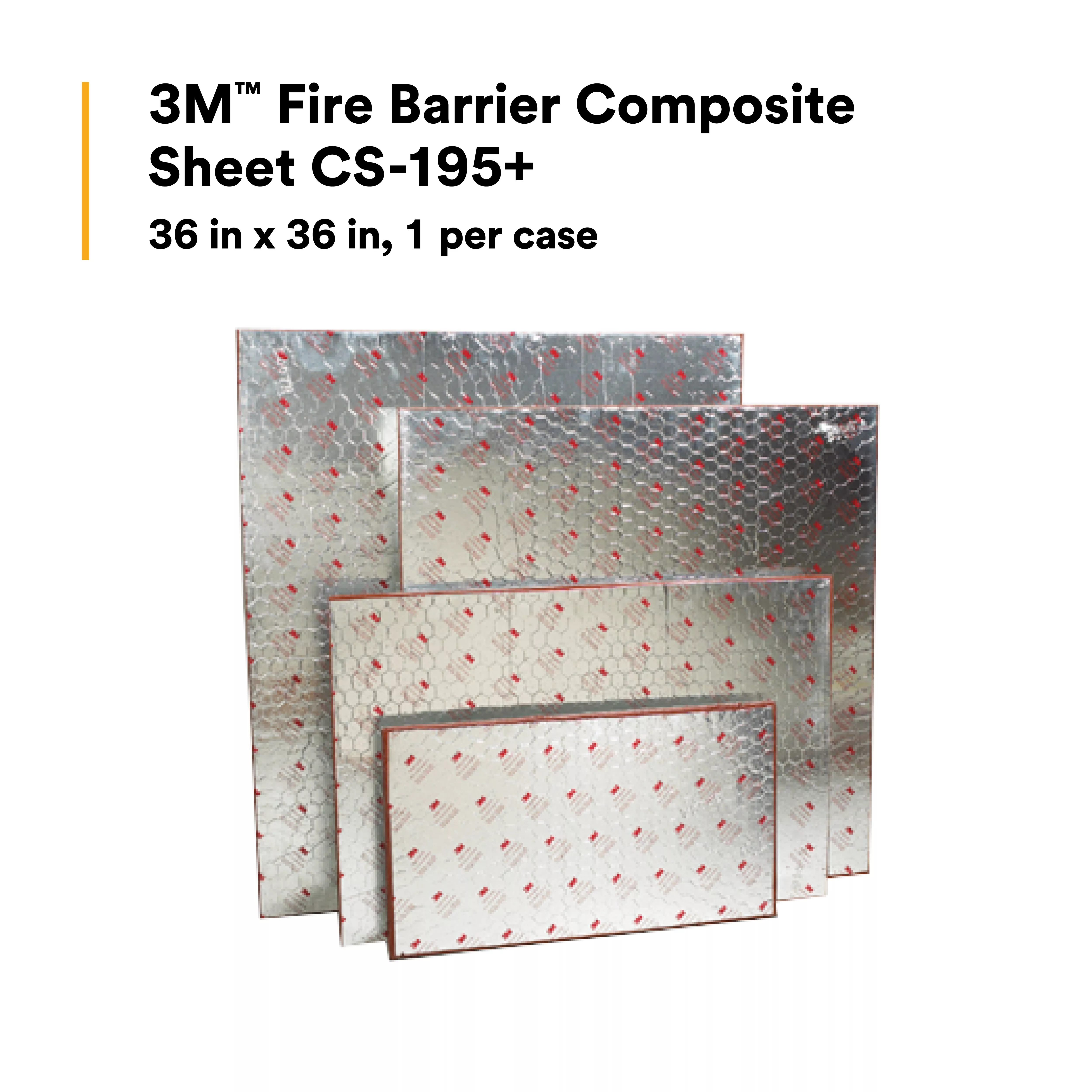 SKU 7100011415 | 3M™ Fire Barrier Composite Sheet CS-195+
