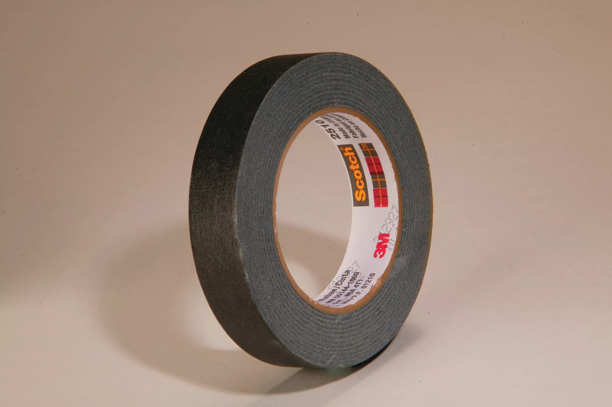 3M™ Sealer Tape 2510, Black, 18 mm x 55 m, 5.6 mil, 48 Roll/Case
