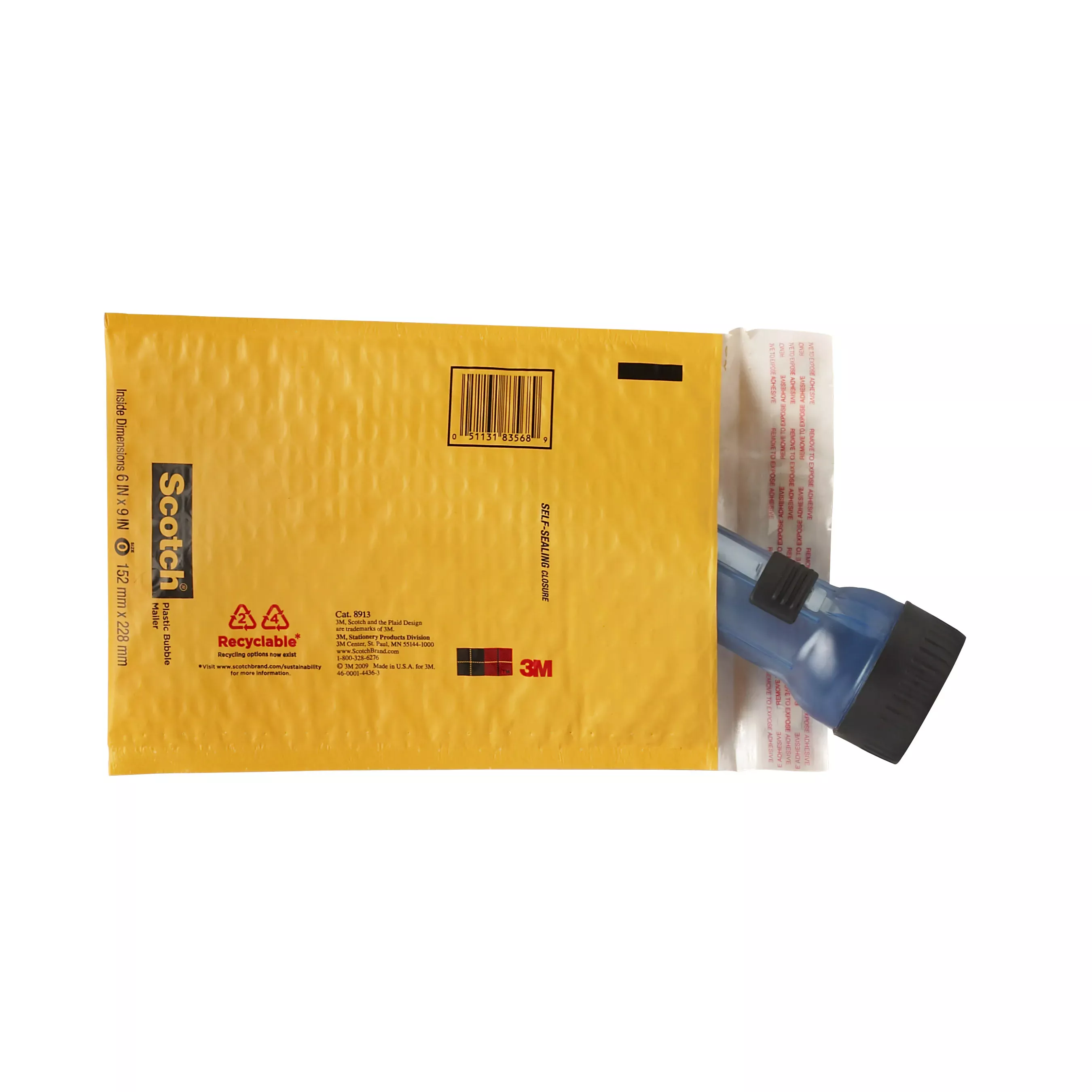 SKU 7010372515 | Scotch™ Poly Bubble Mailer 4-Pack