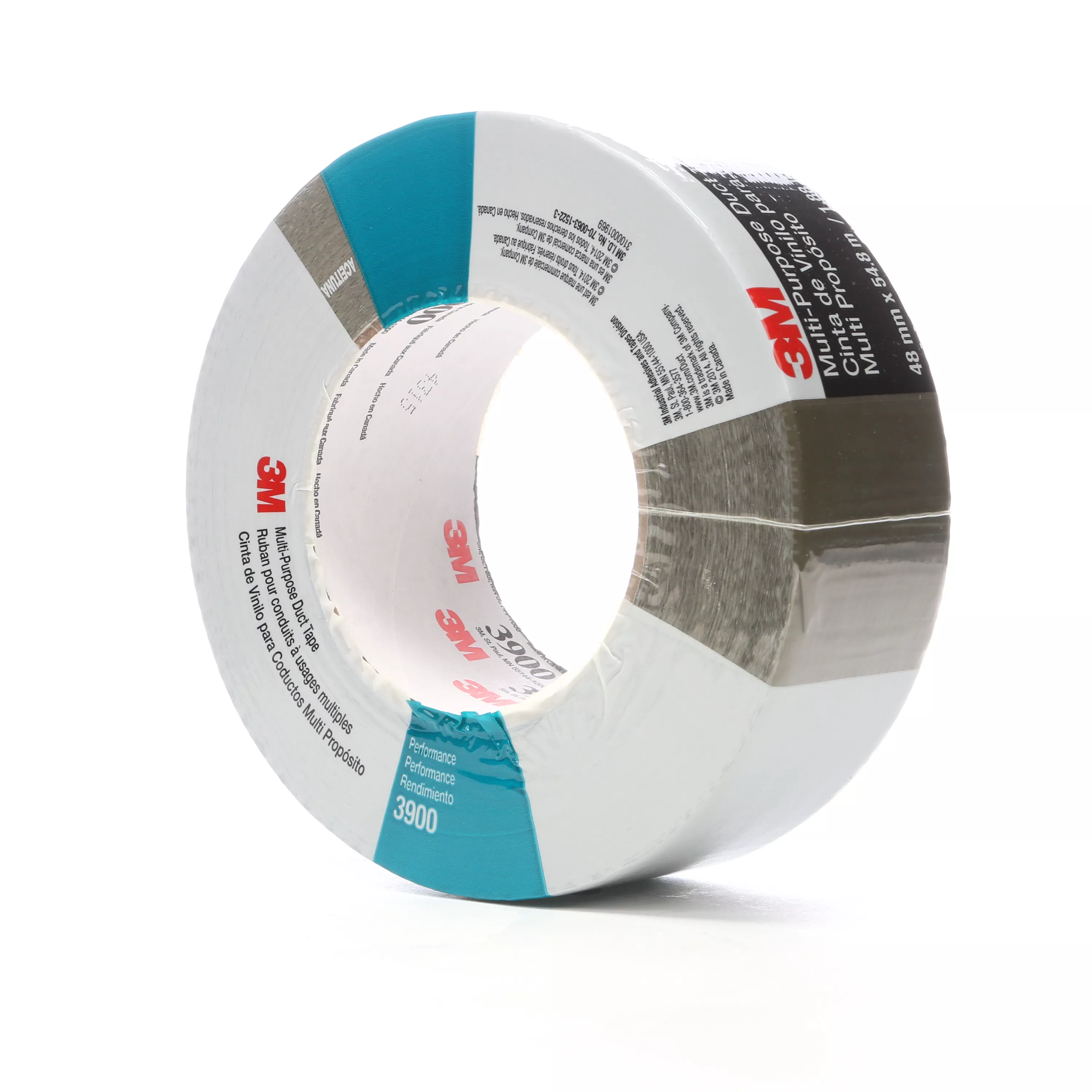 3M™ Multi-Purpose Duct Tape 3900, Olive, 48 mm x 54.8 m, 7.6 mil, 24
Roll/Case, Individually Wrapped Conveniently Packaged