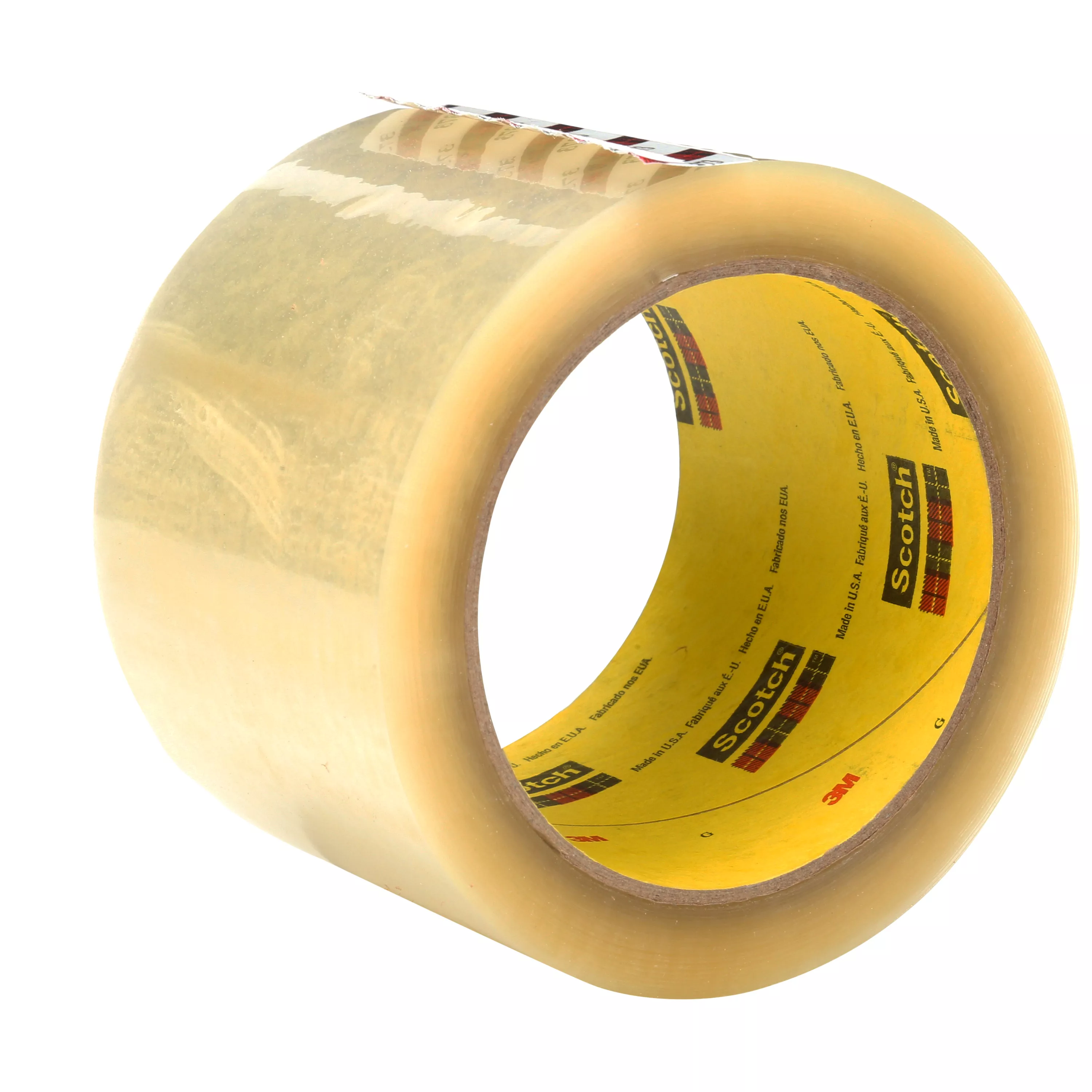 Scotch® Box Sealing Tape 373, Clear, 72 mm x 50 m, 24/Case