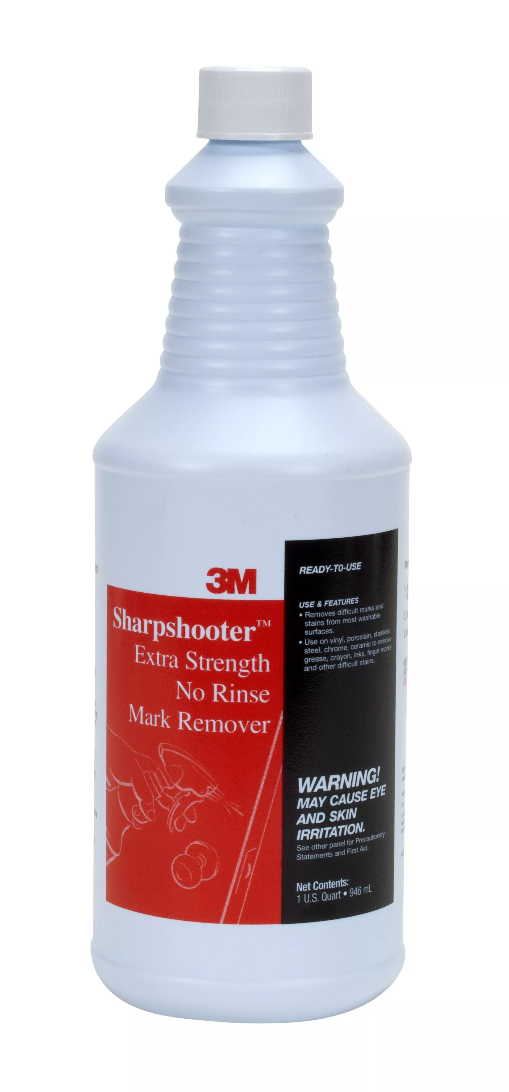 3M™ Sharpshooter™ Extra Strength No-Rinse Mark Remover, 1 Quart, 12/Case