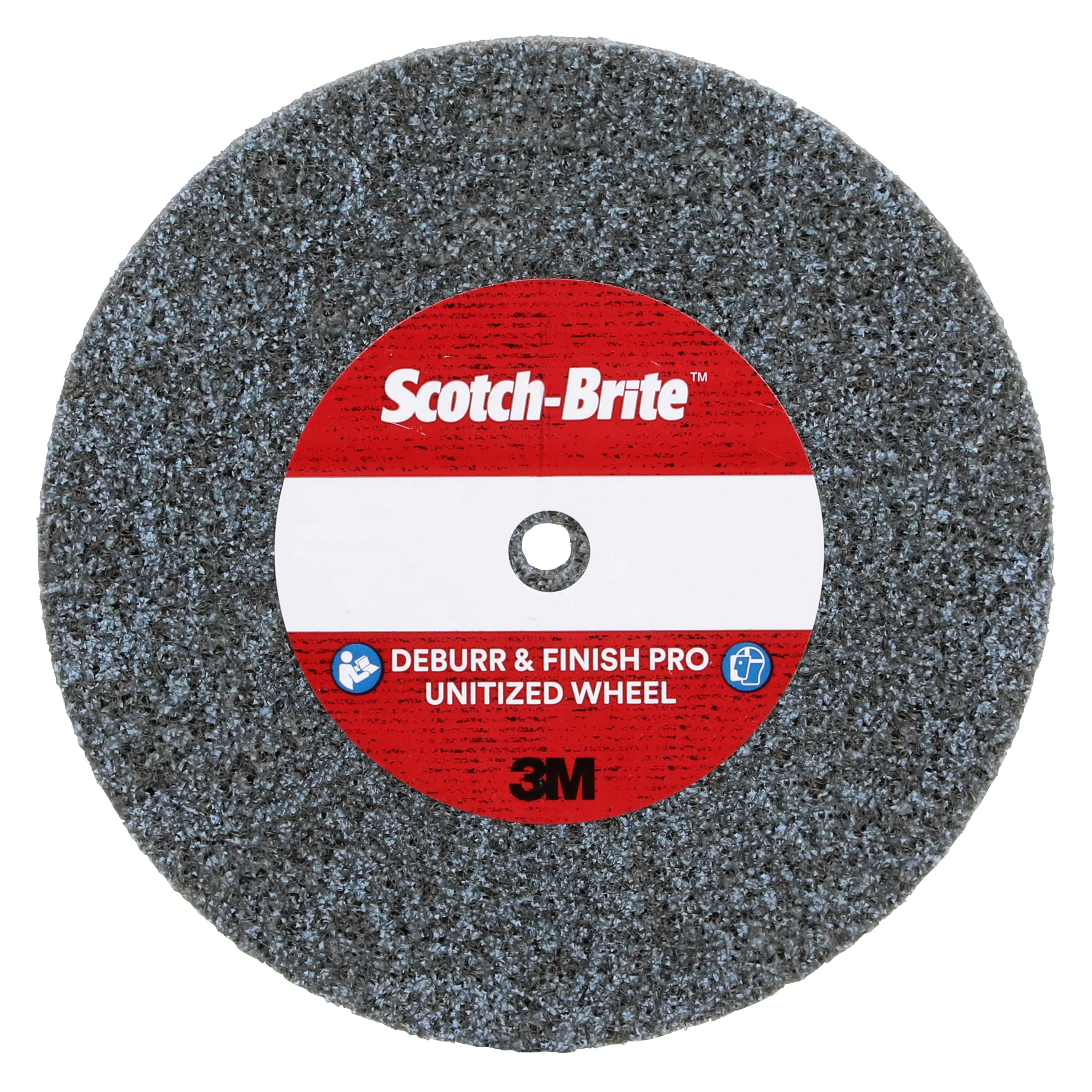 Scotch-Brite™ Deburr & Finish Pro Unitized Wheel, DP-UW, 8C Coarse+, 3
in x 1/2 in x 1/4 in, 20 ea/Case