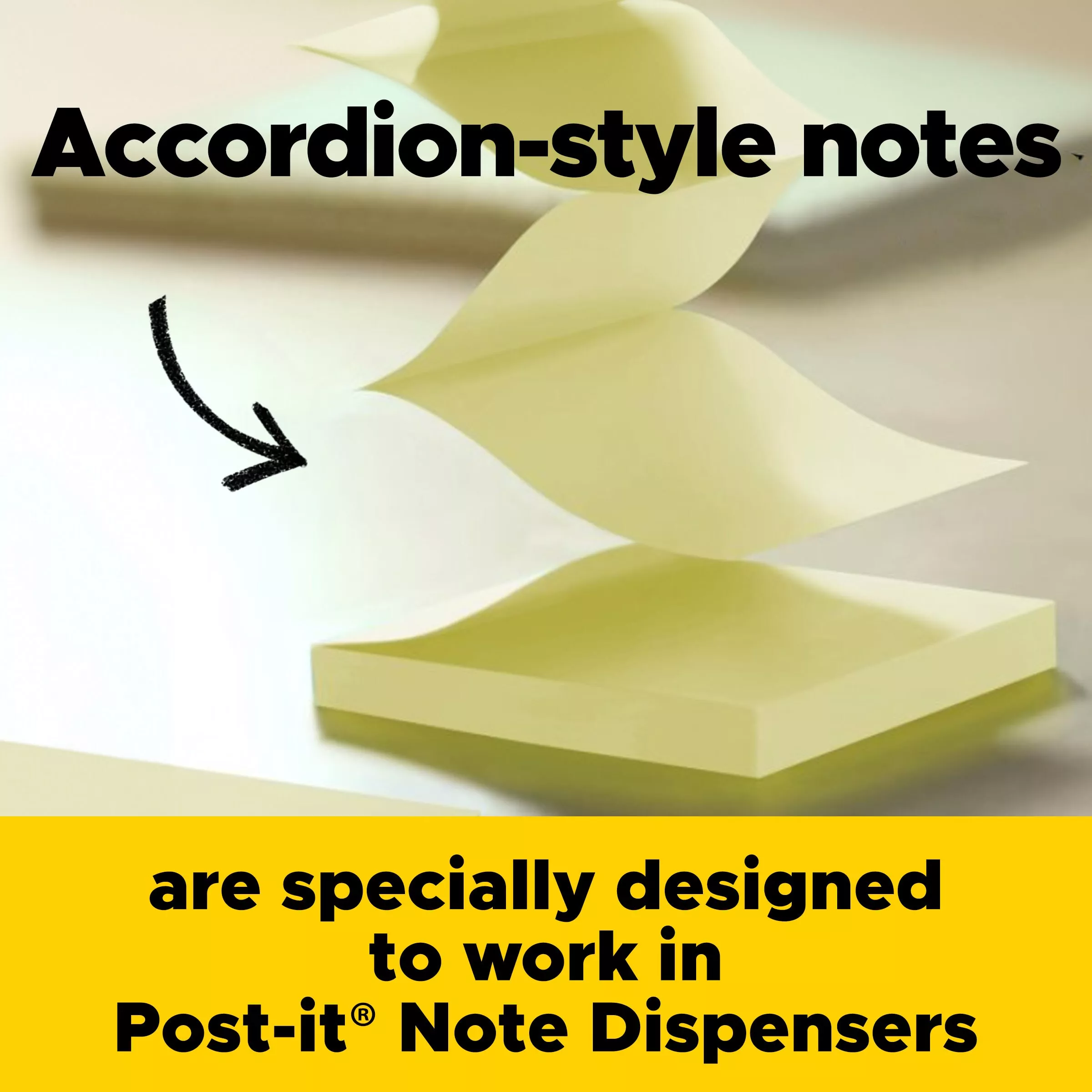 SKU 7100141279 | Post-it® Super Sticky Dispenser Pop-up Notes R440-YWSS