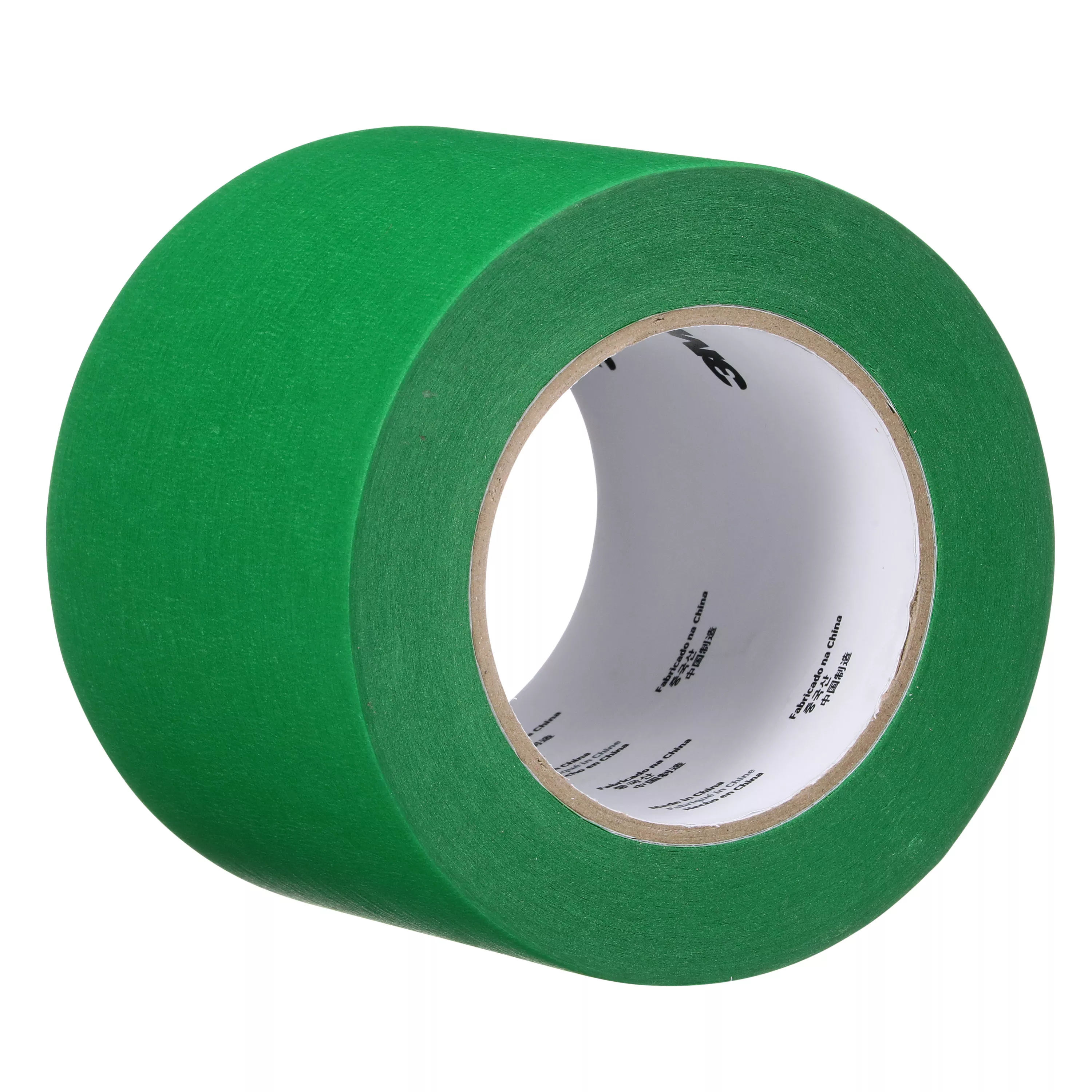 3M™ UV Resistant Green Masking Tape, 96 mm x 55 m, 24 Rolls/Case