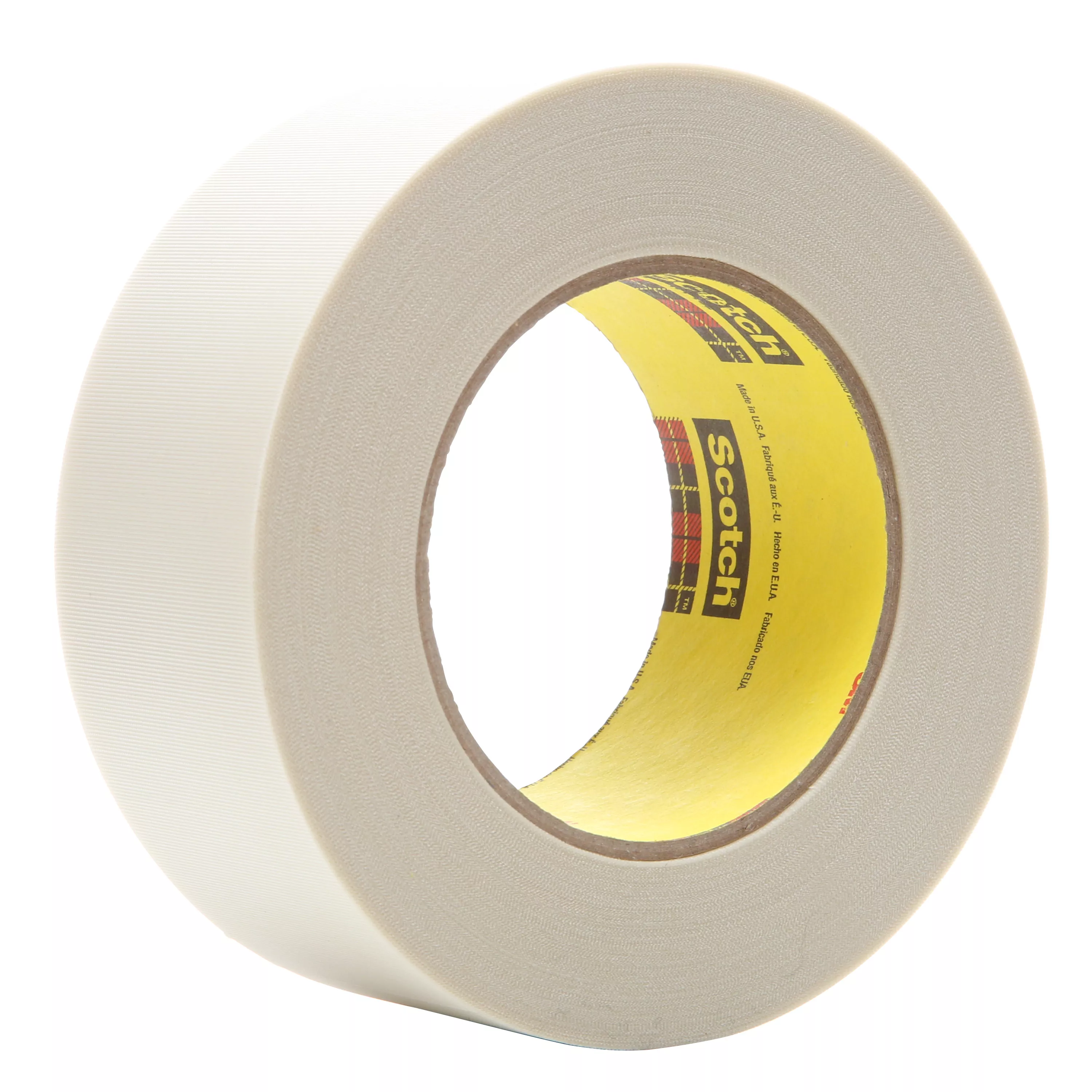 3M™ Glass Cloth Tape 361, White, 2 in x 36 yd, 6.4 mil, 24 rolls per
case, Plastic Core