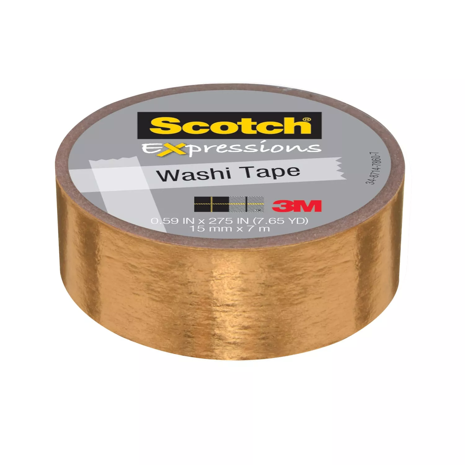 SKU 7100096961 | Scotch® Expressions Washi Tape C614-GLD