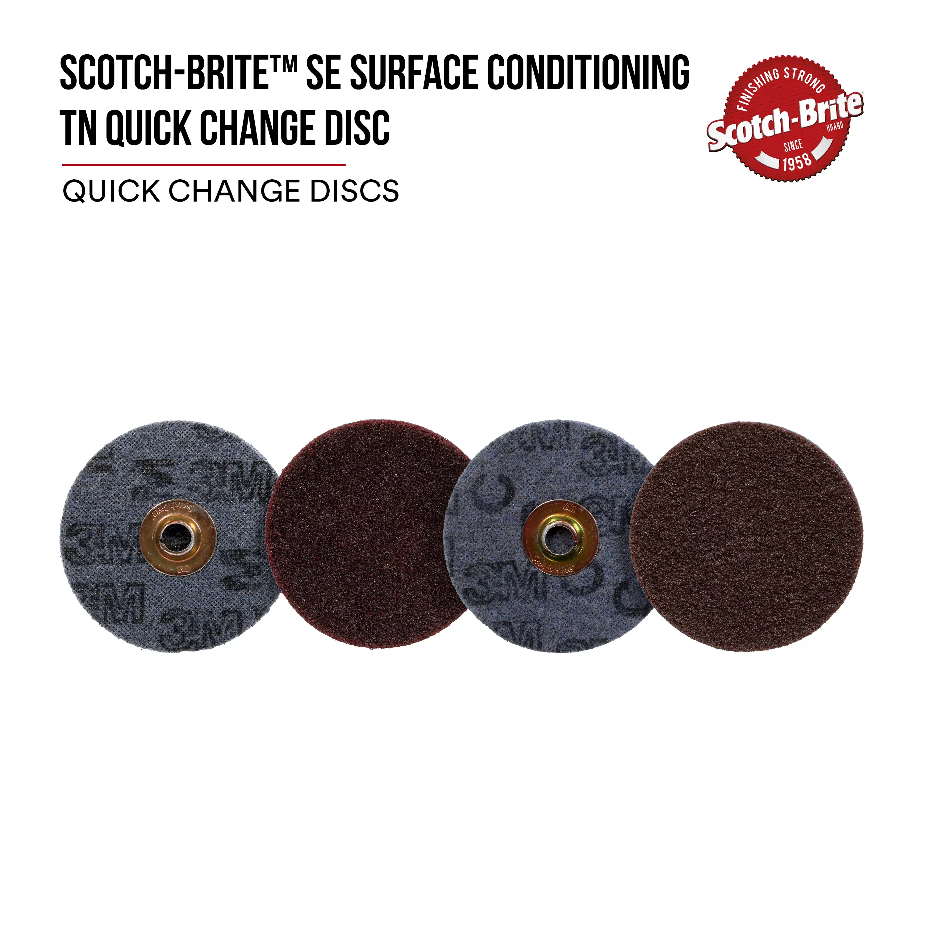 SKU 7010328959 | Scotch-Brite™ SE Surface Conditioning TN Quick Change Disc