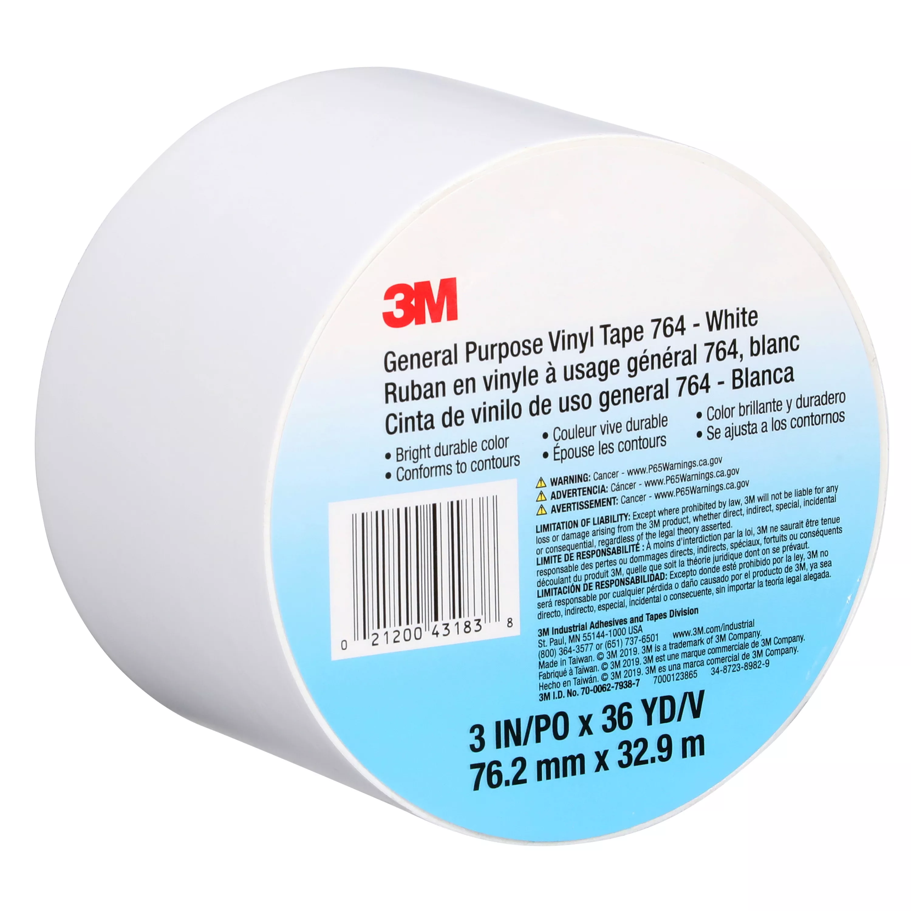 SKU 7000123865 | 3M™ General Purpose Vinyl Tape 764