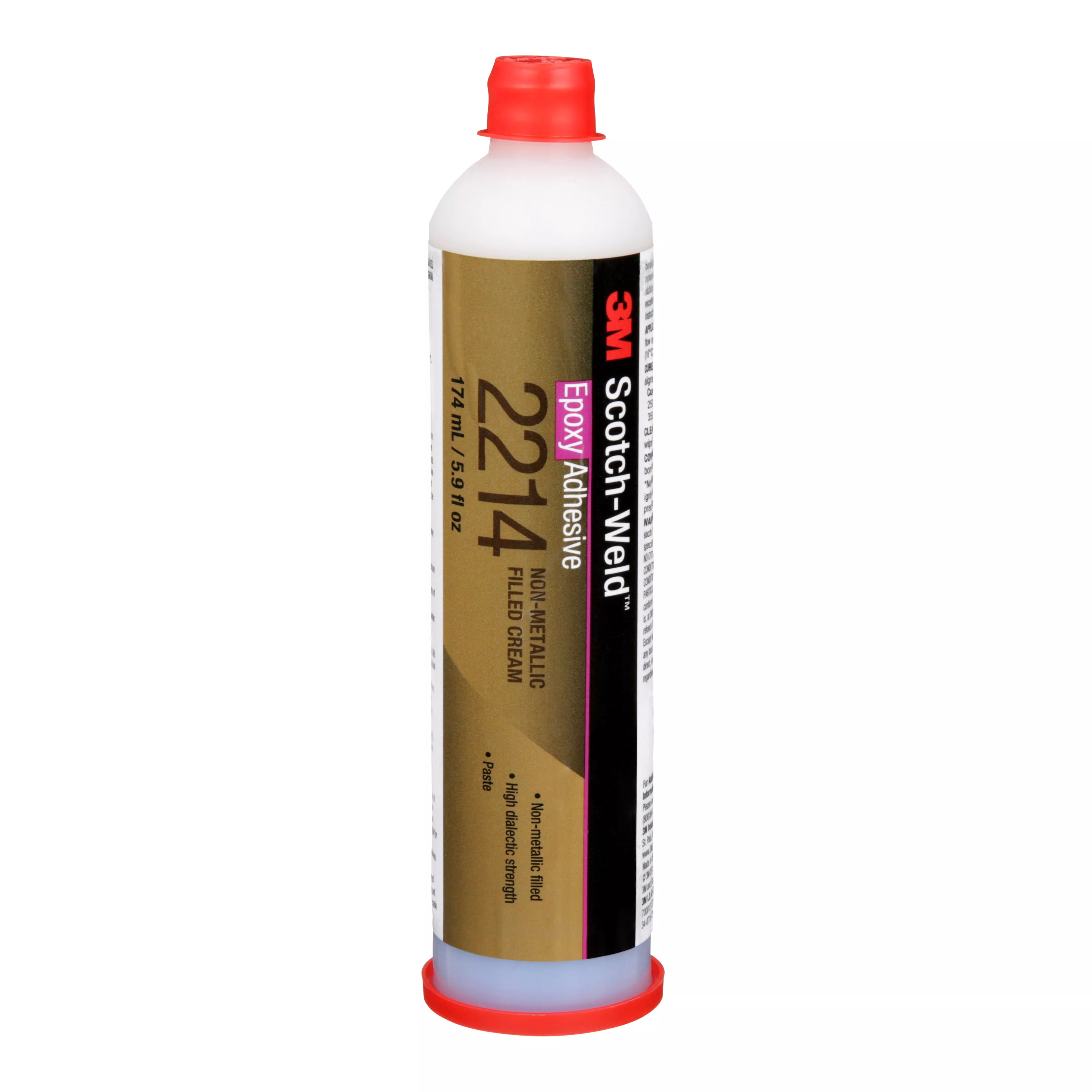 3M™ Scotch-Weld™ Epoxy Adhesive 2214, Non-Metallic Filled, Cream, 6 oz
Cartridge, 4 Each/Case