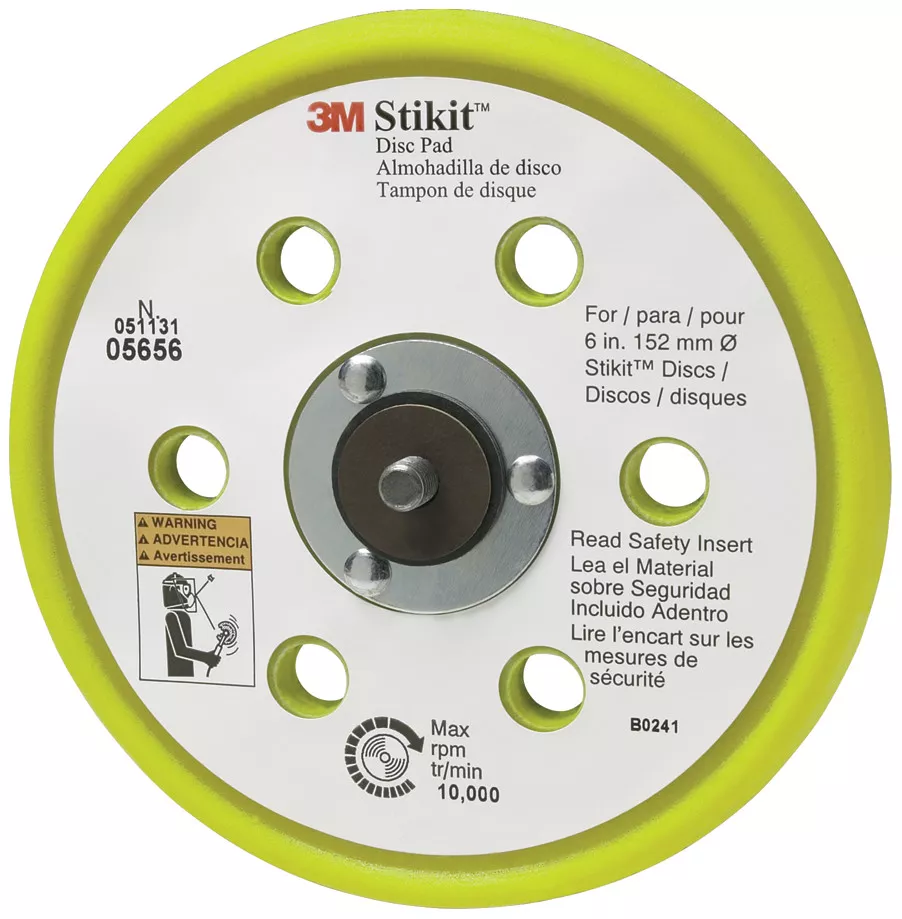 3M™ Stikit™ Low Profile Disc Pad, 05656, 6 inch, 10 per case