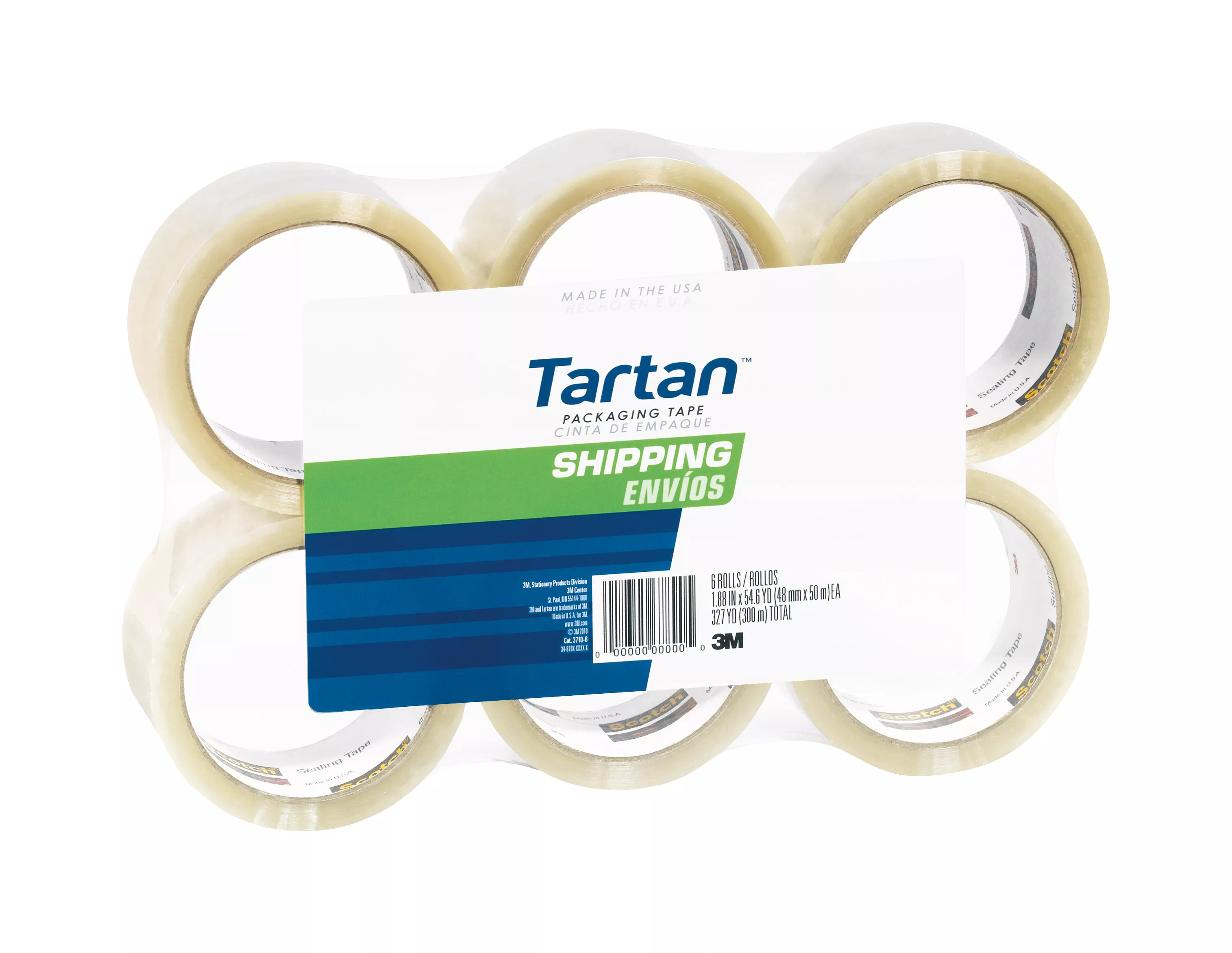 Product Number 3710-6 | Tartan™ Shipping Packaging Tape 3710-6