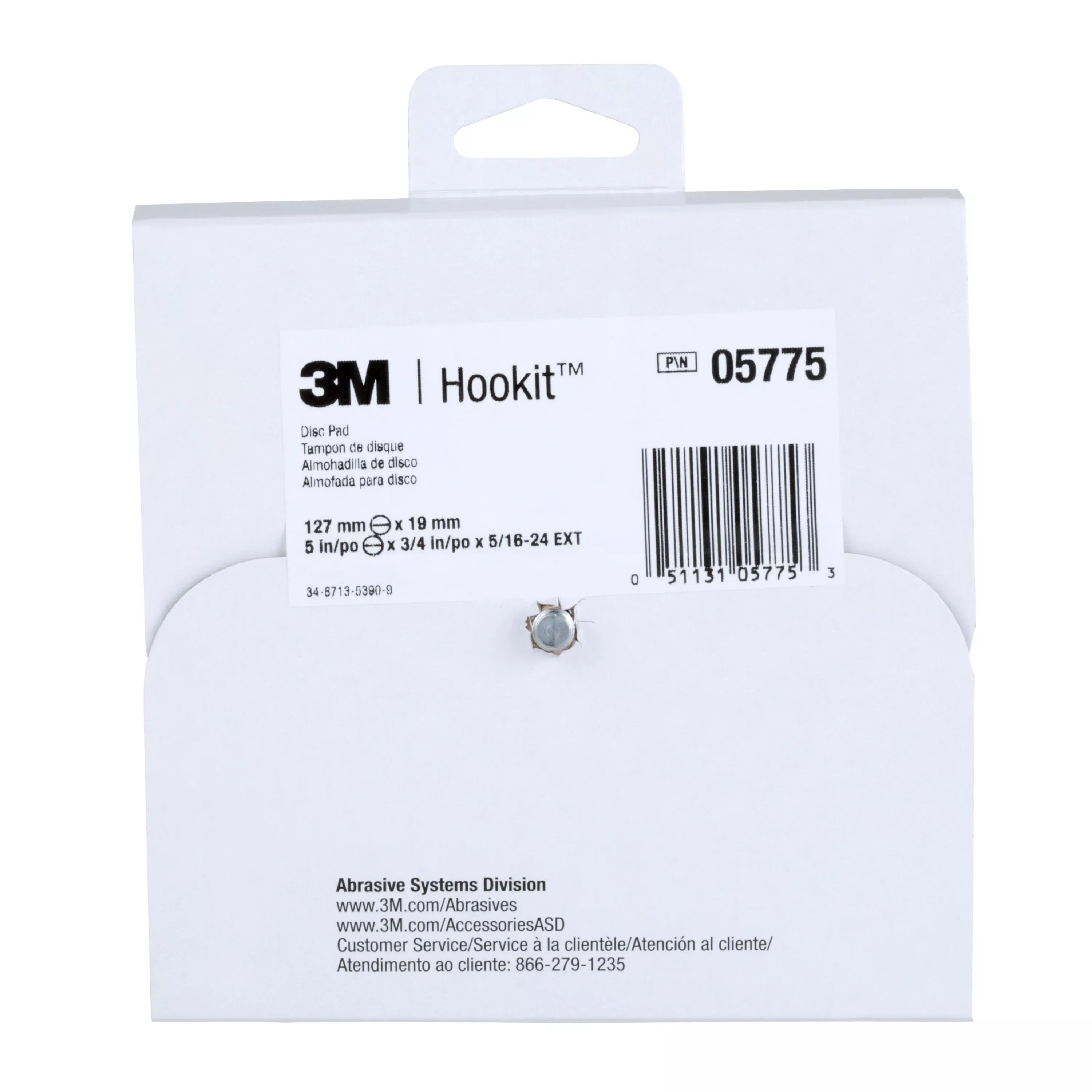Product Number 05775 | 3M™ Hookit™ Disc Pad 05775