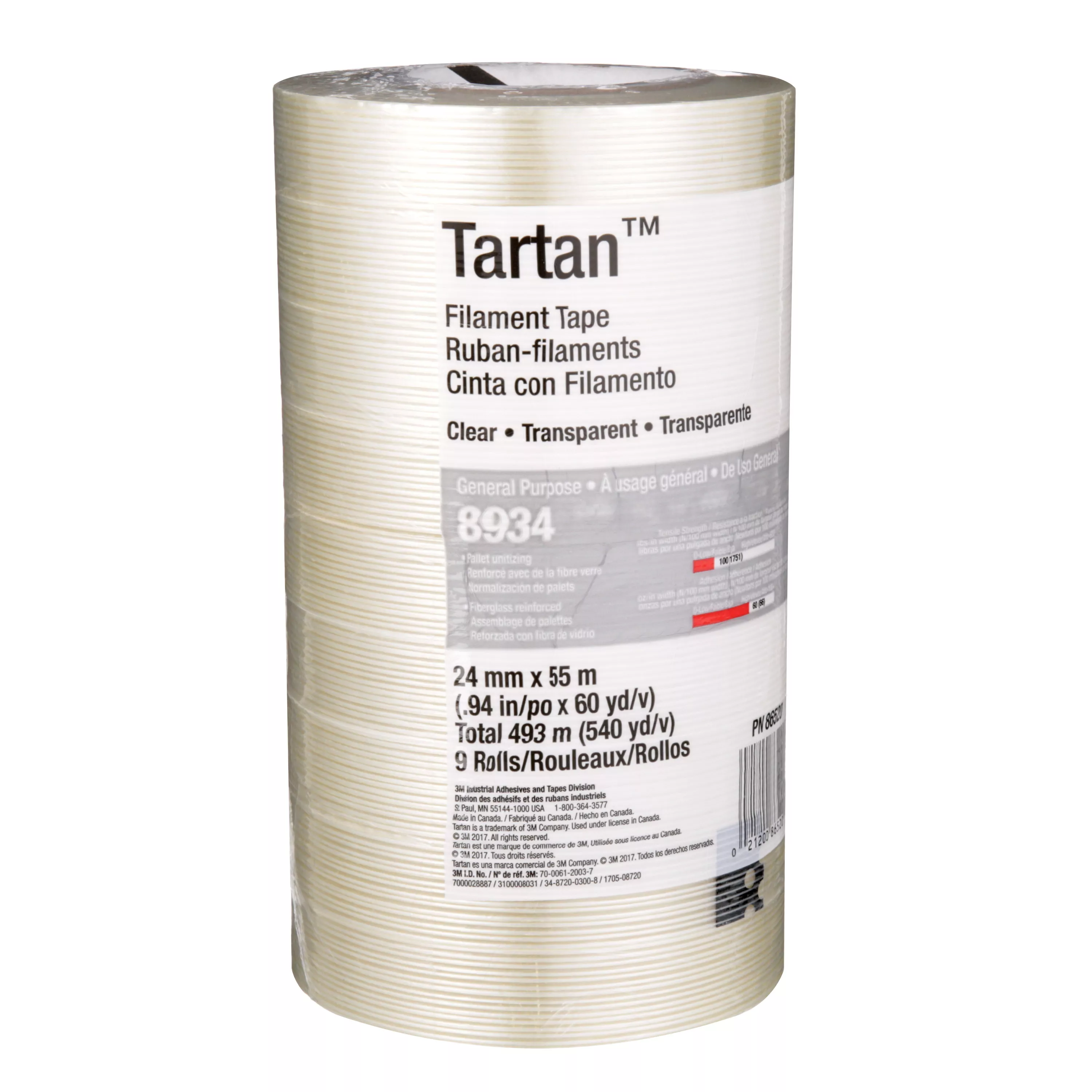 SKU 7000028887 | Tartan™ Filament Tape 8934