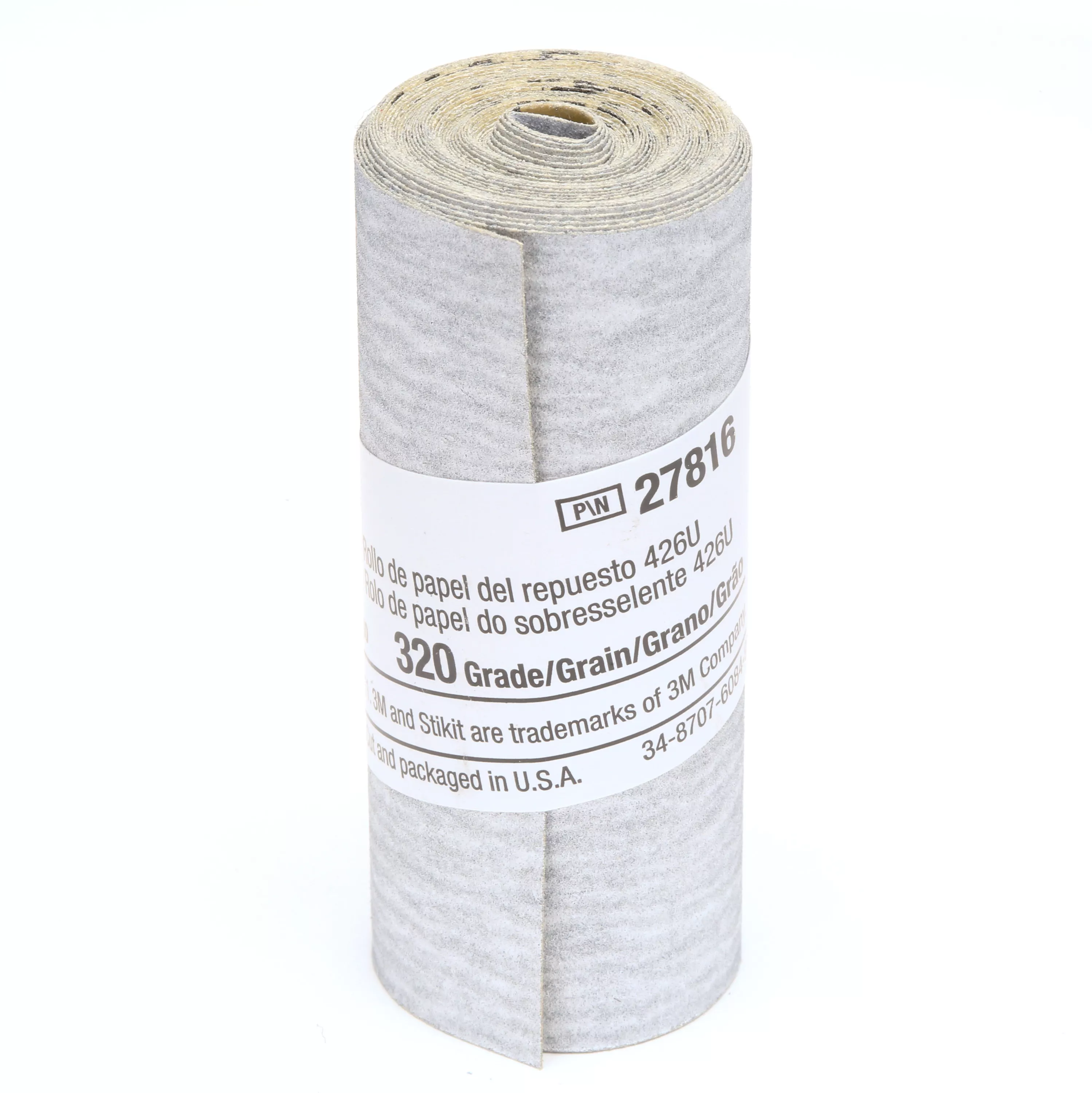 3M™ Stikit™ Paper Refill Roll 426U, 320 A-weight, 2-1/2 in x 100 in,
10/Carton, 50 ea/Case