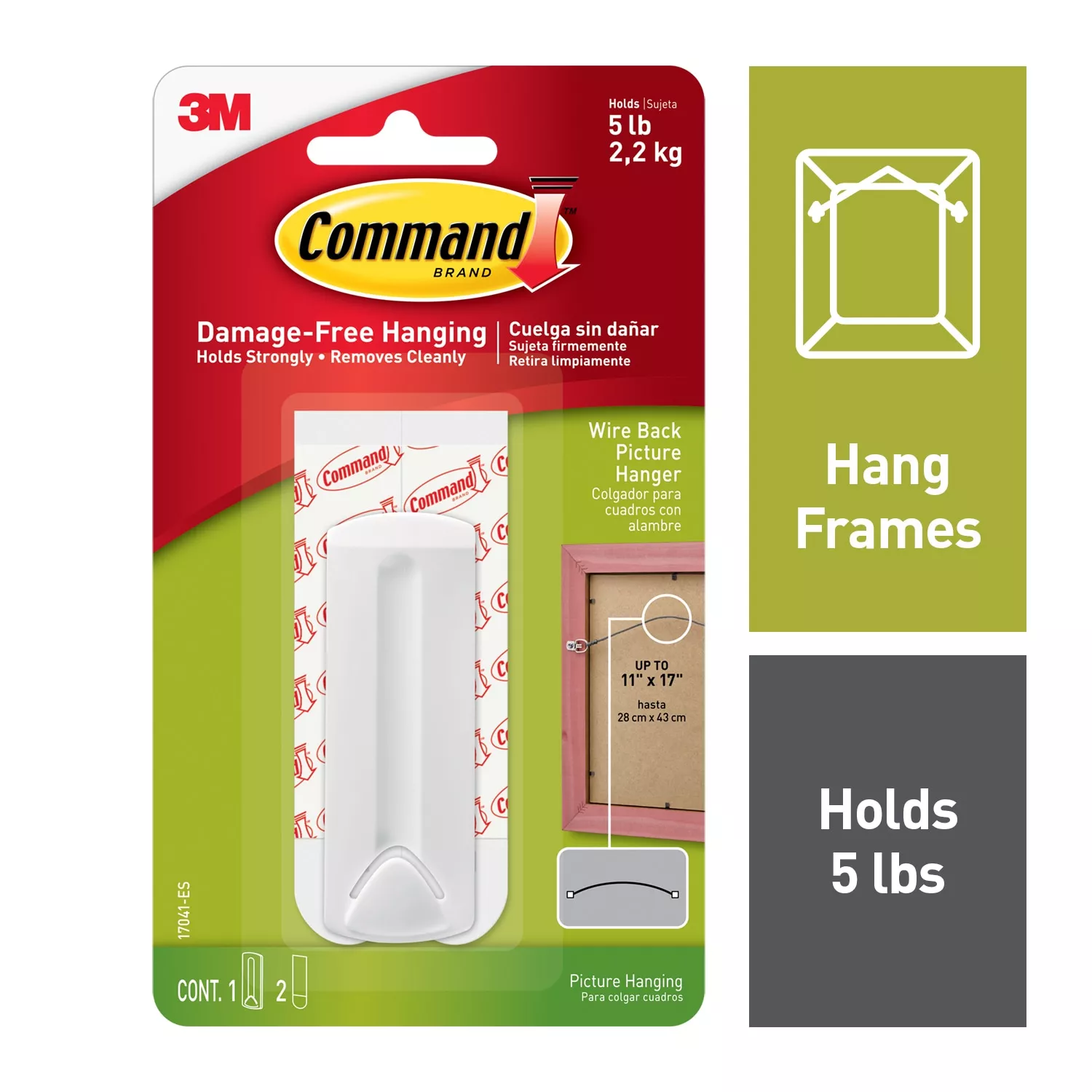 SKU 7100281153 | Command™ Wire Back Picture Hanger 17041-ES