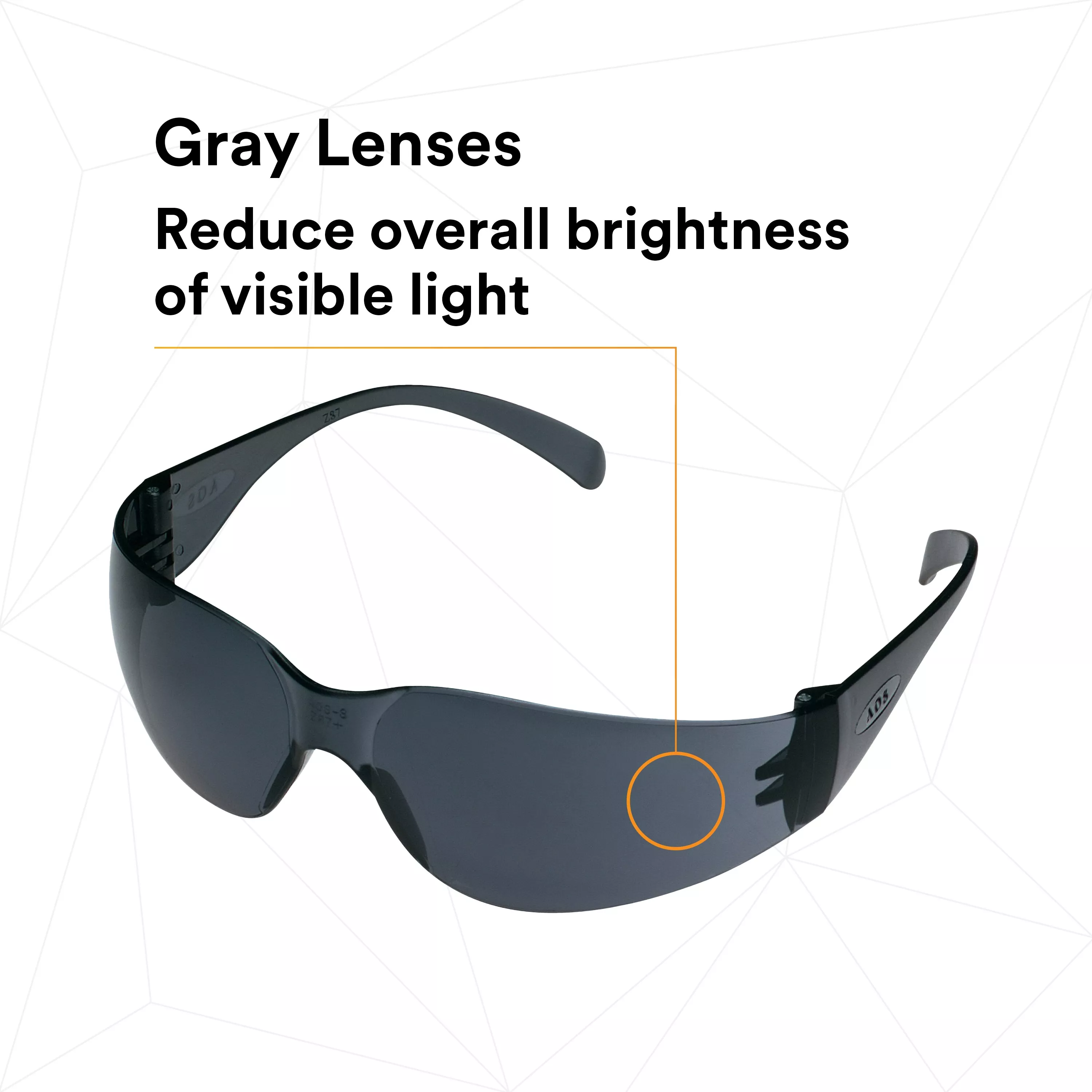 SKU 7010386340 | 3M™ Virtua™ Protective Eyewear 11330-00000-20 Gray Anti-Fog Lens