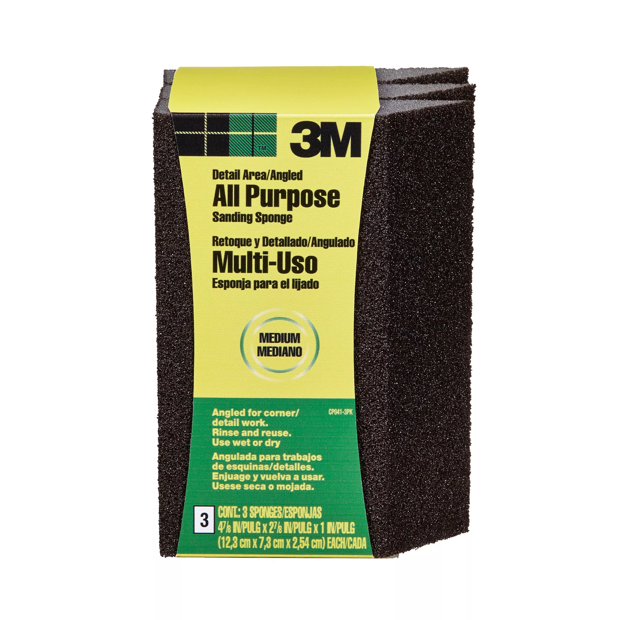 Product Number CP041-3PK | 3M™ General Purpose Sanding Sponge CP041-3PK