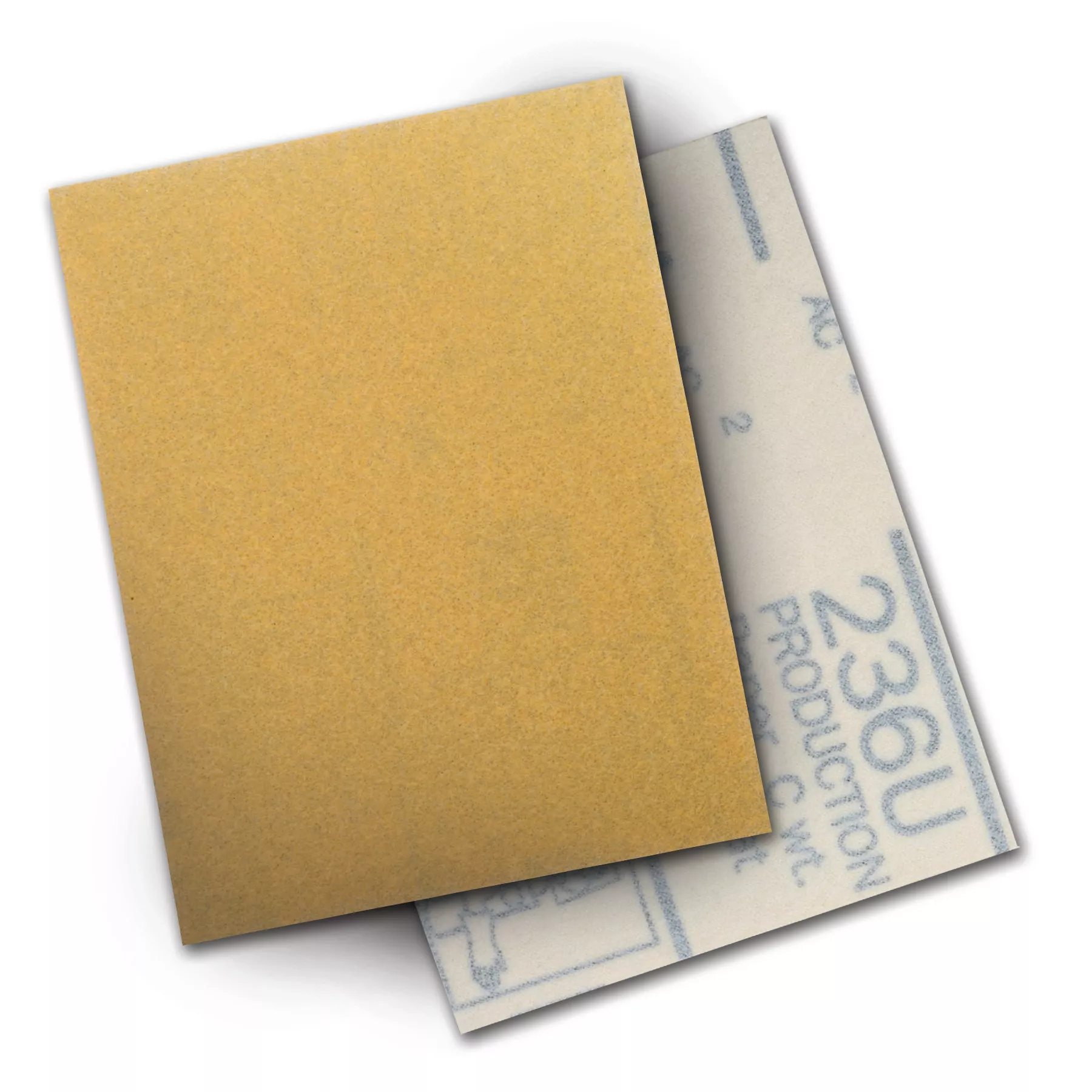 3M™ Hookit™ Paper Sheet 236U, P80 C-weight, 3 in x 4 in, 50/Carton, 500
ea/Case